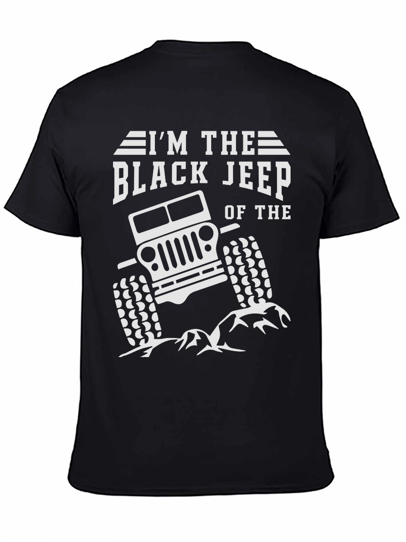 Black Black Jeep T-Shirt - Off-Road Adventure Tee view 4