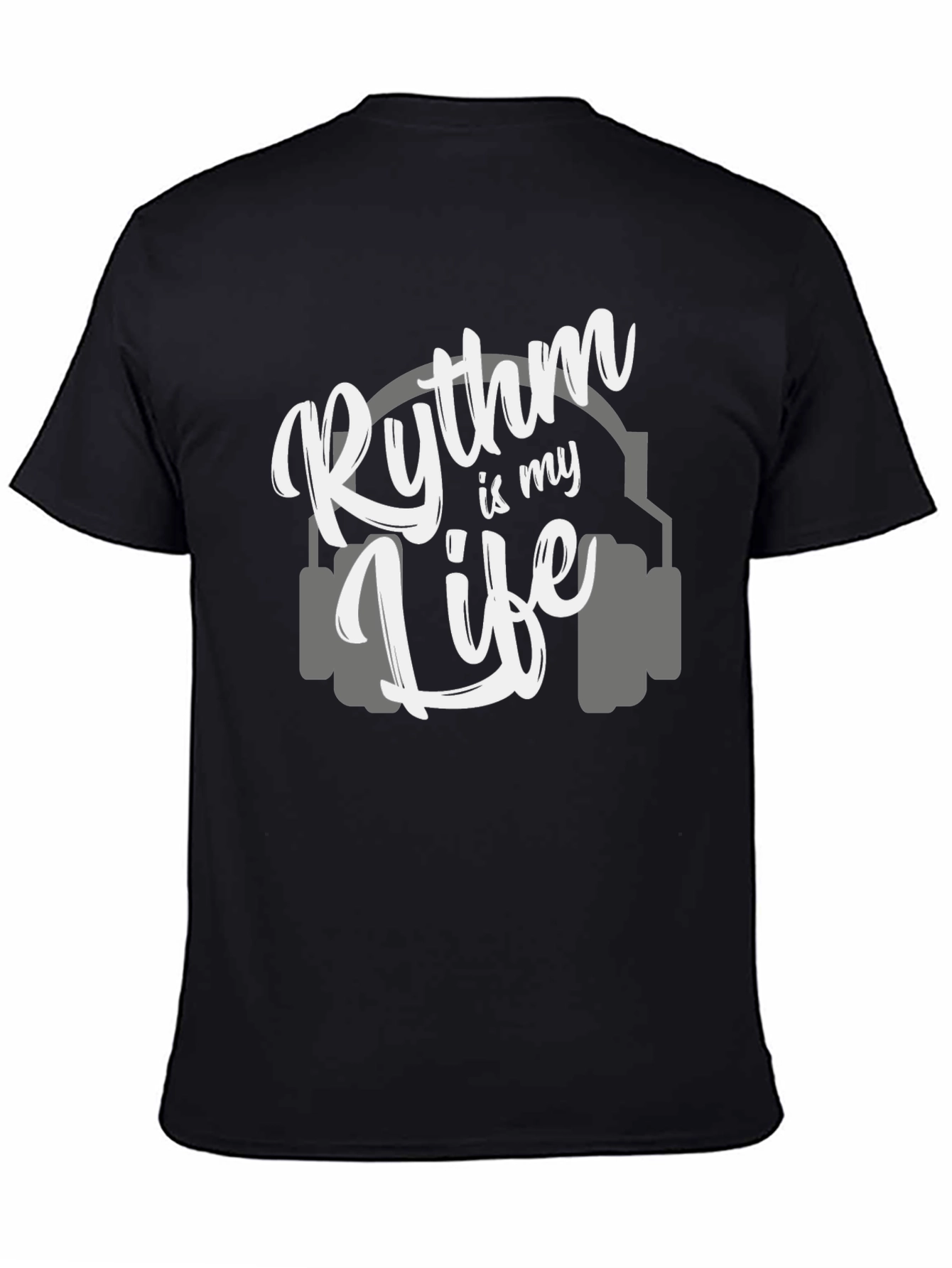 Black Rhythm is my Life Graphic T-Shirt view 4
