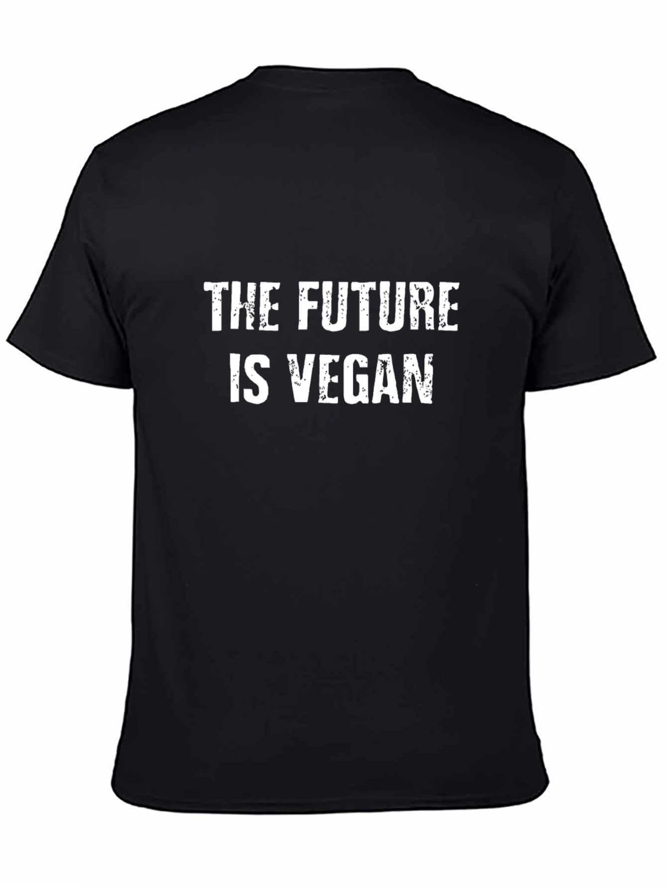 Black The Future is Vegan T-Shirt view 4