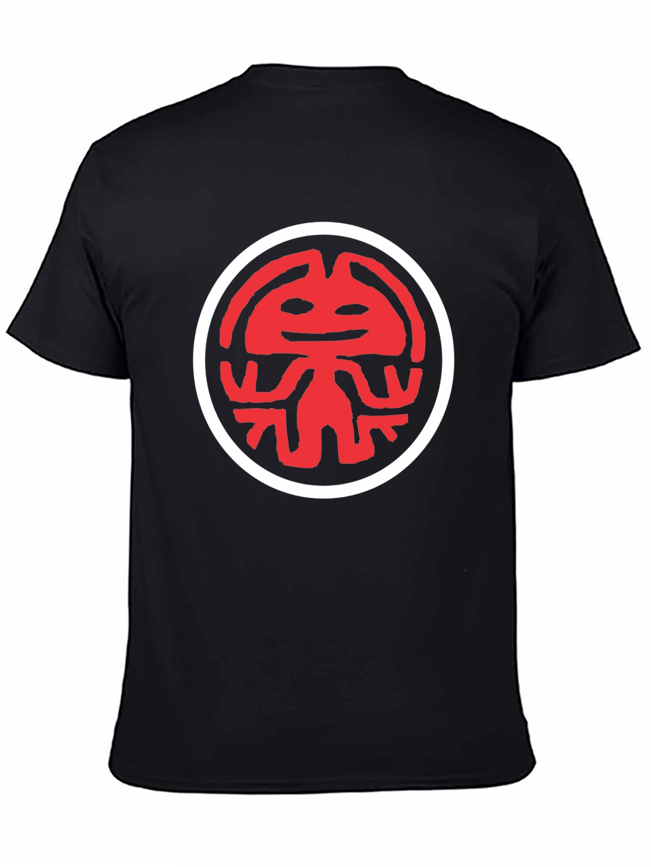 Black Red Kokopelli Graphic Black T-Shirt view 4
