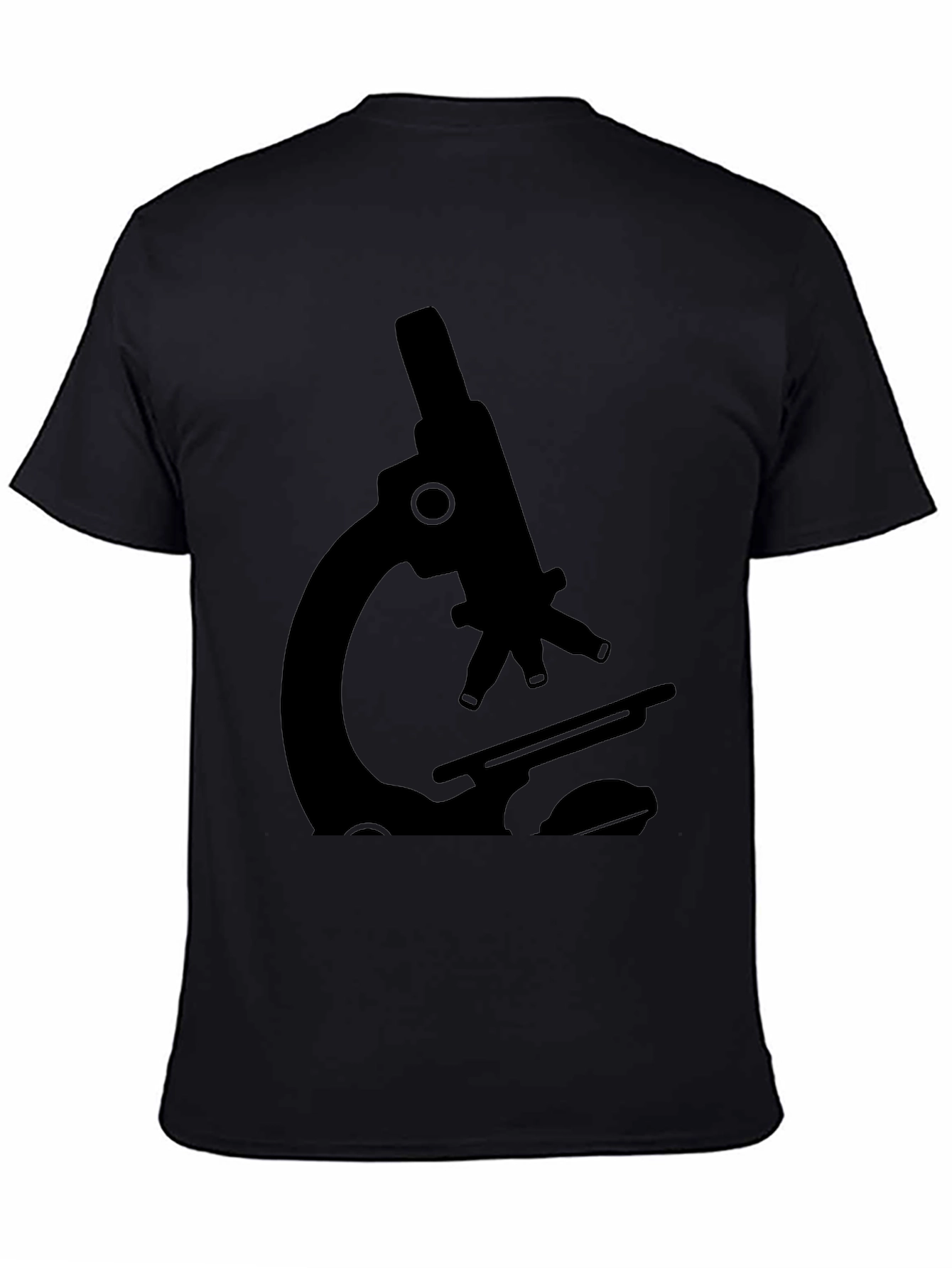 Black Microscope Graphic Tee - Science Style view 4
