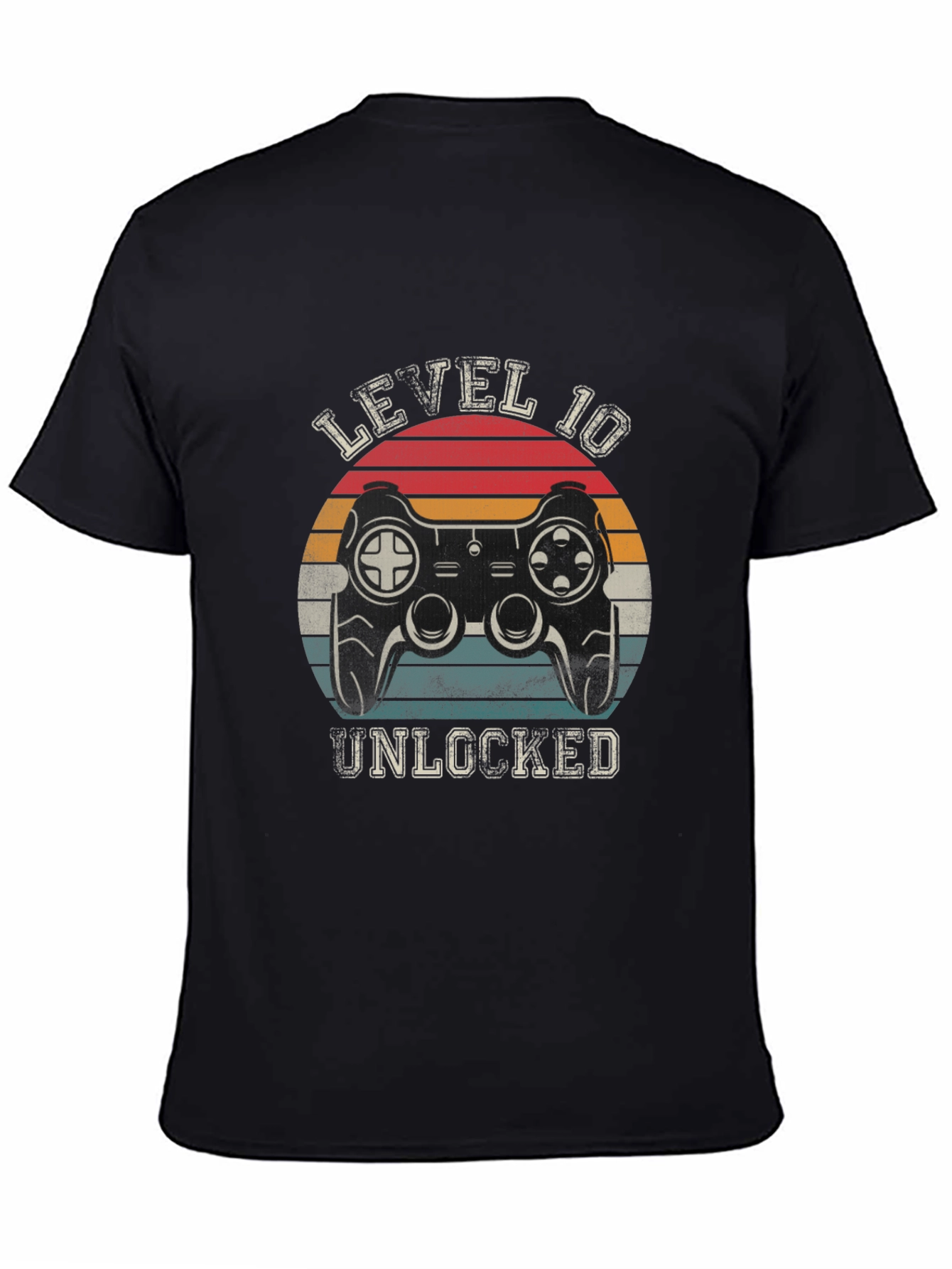 Black Level 10 Unlocked Gamer T-Shirt view 4