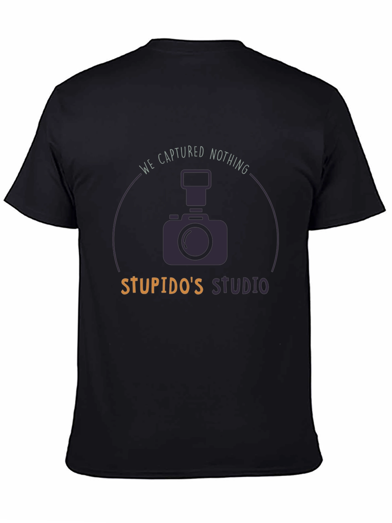 Black Stupido's Studio T-Shirt: We Captured Nothing view 4