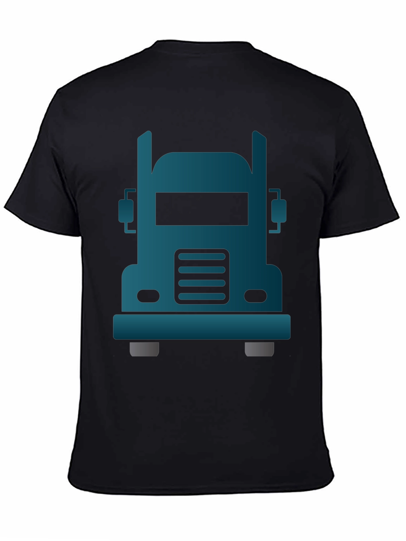Black Truck Graphic Tee - Cool Vehicle Design view 4