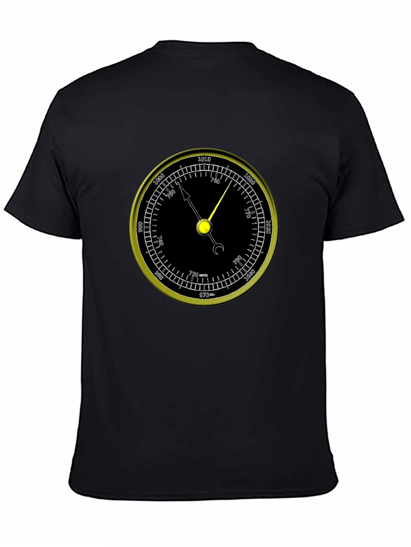 Black Altimeter Graphic Tee view 4
