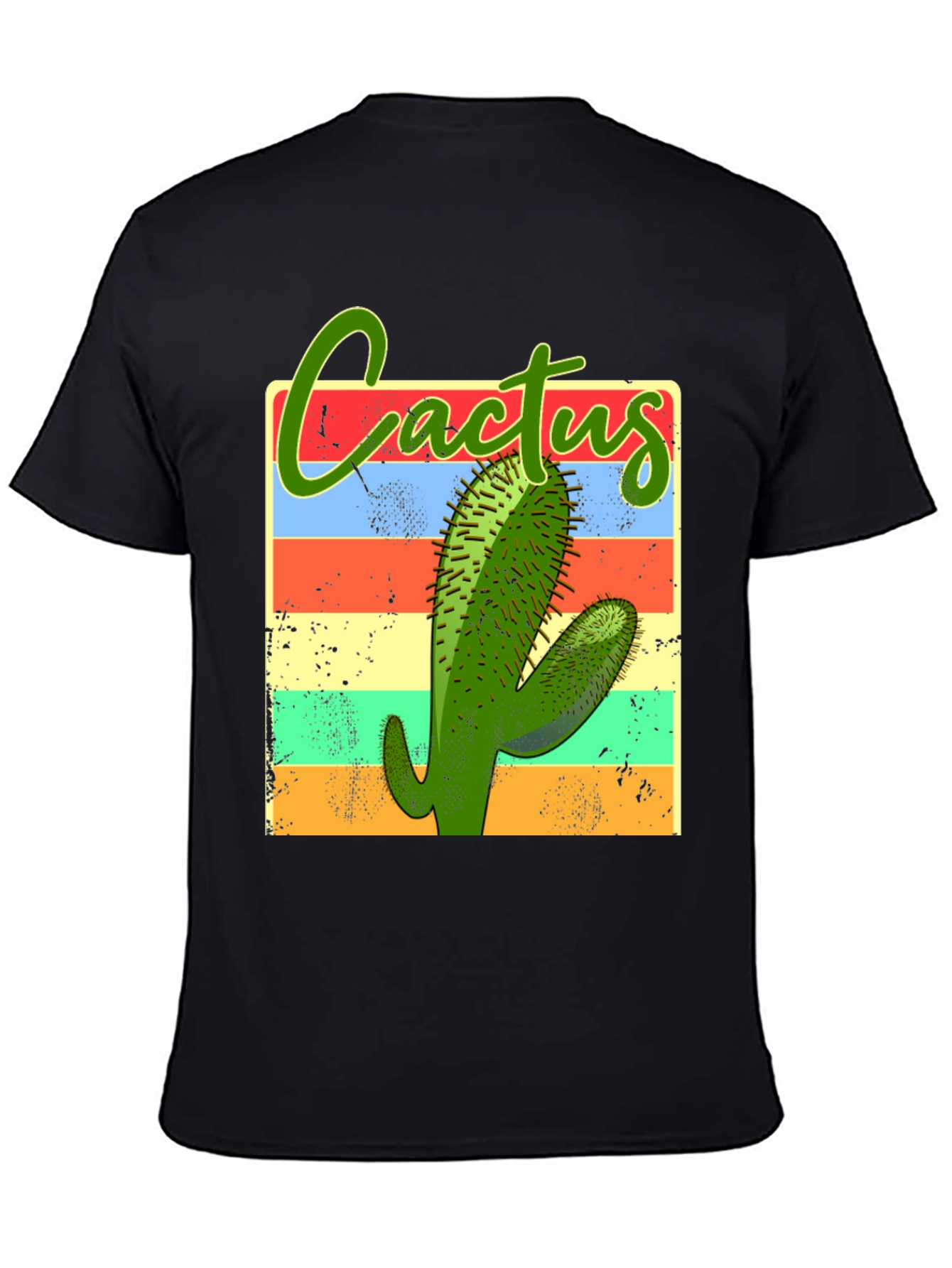 Black Cactus Graphic Tee - Desert Vibes! view 4