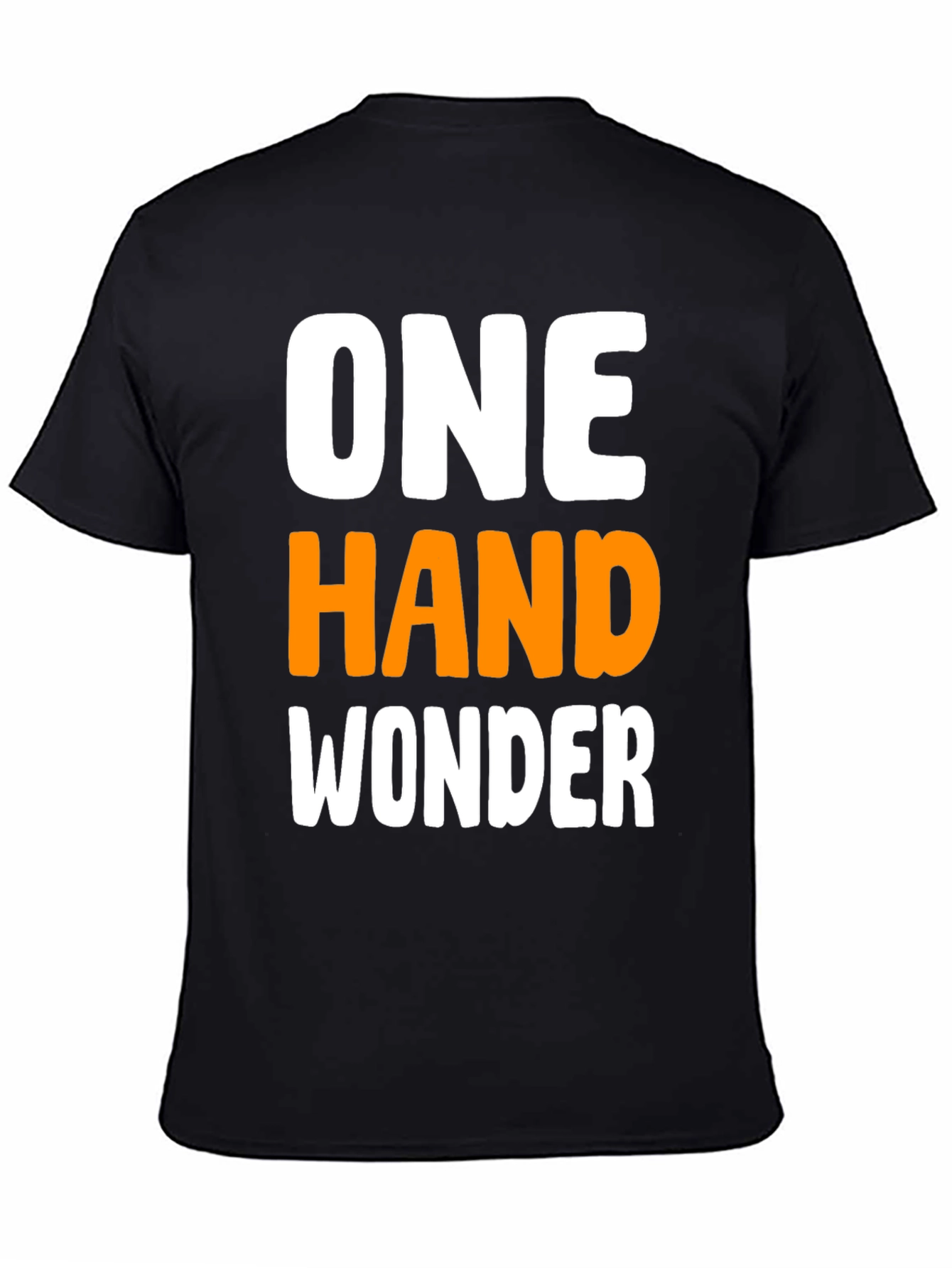 Black One Hand Wonder Graphic T-Shirt - Black view 4