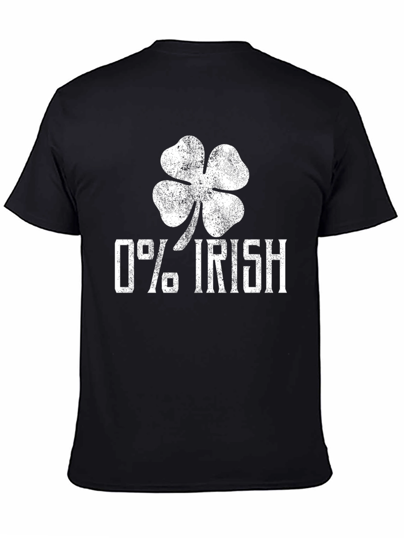 Black 0% Irish St. Patrick's Day Graphic Tee view 4