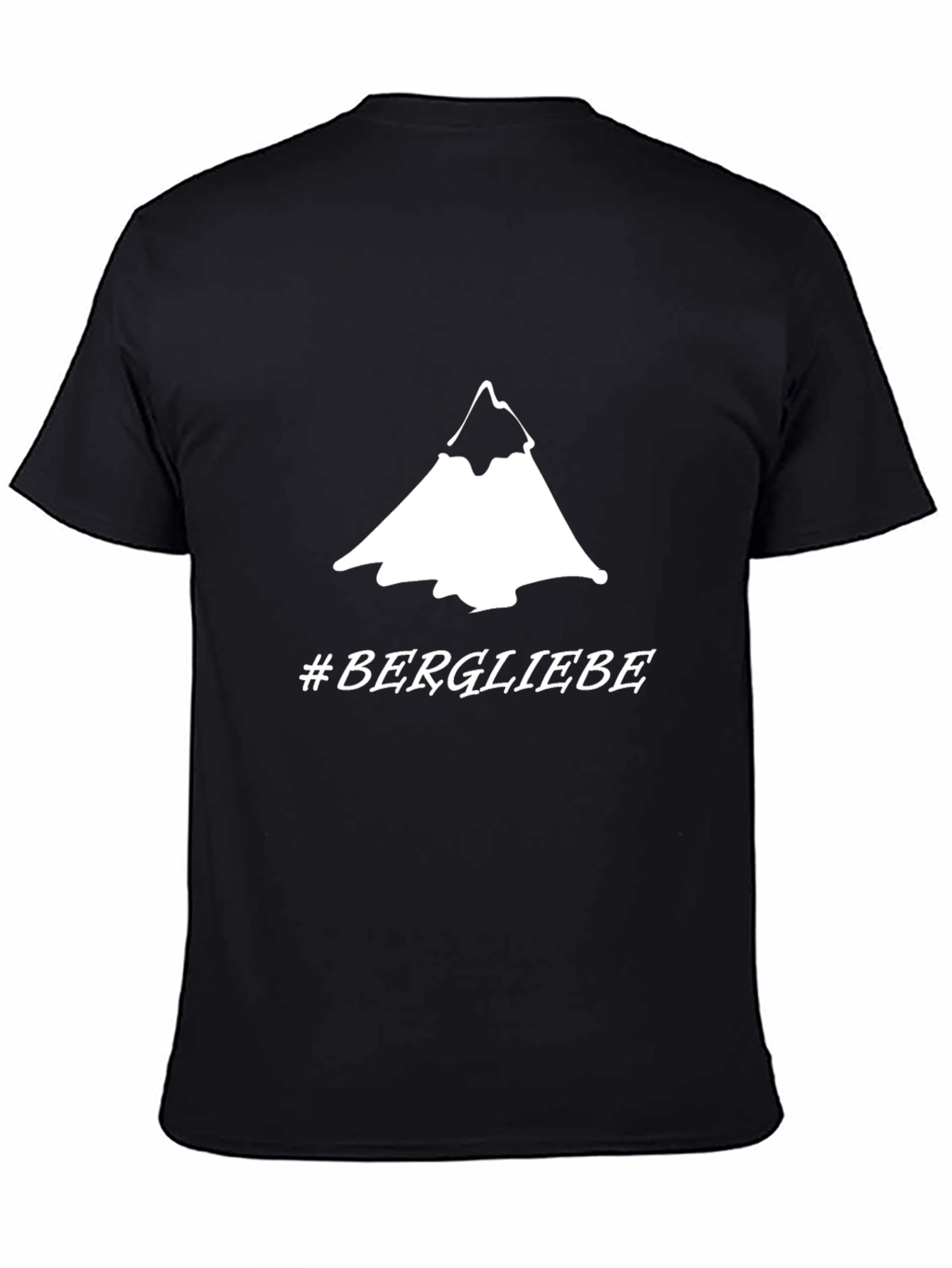 Black Bergliebe Mountain T-Shirt - Black view 4