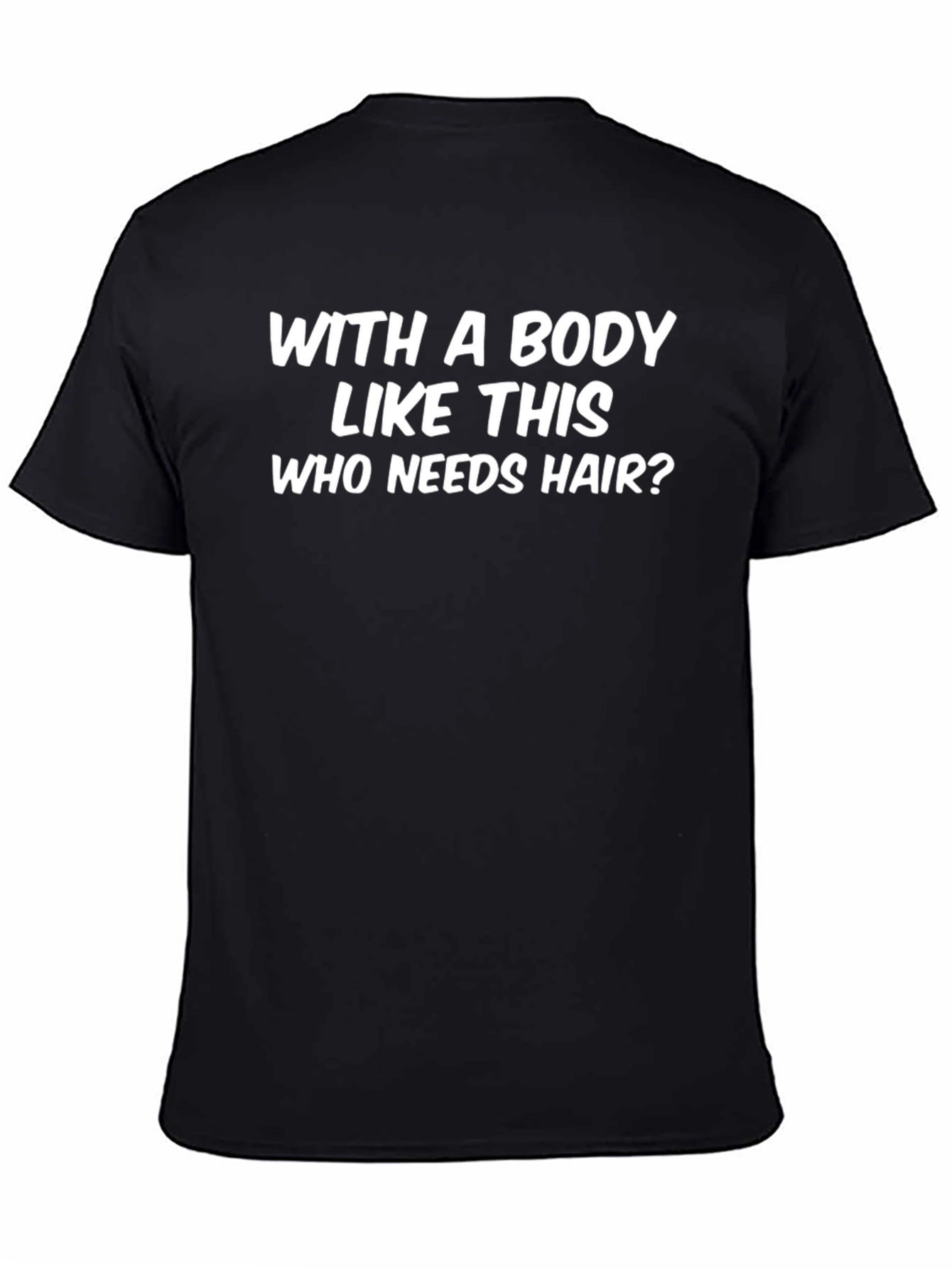 Black Funny Body T-Shirt view 4