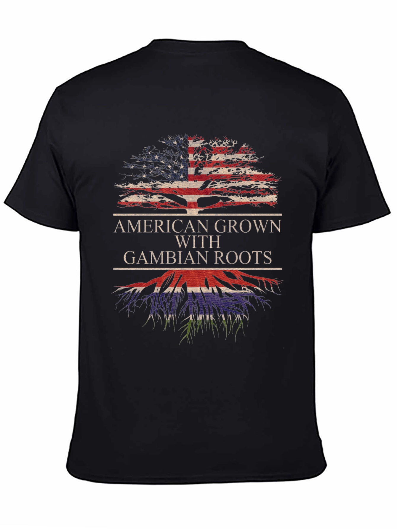 American Grown with Gambian Roots T-Shirt - 4