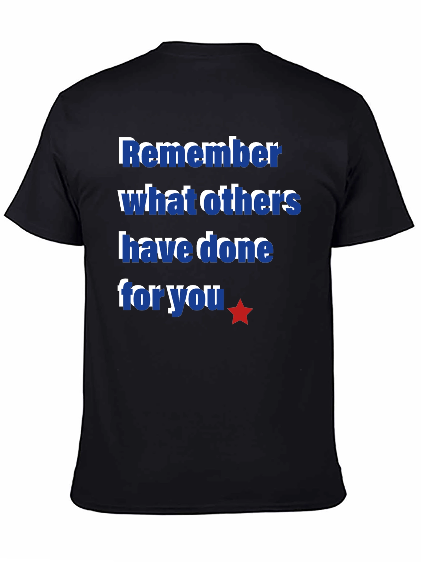 Black Remember Others T-Shirt view 4
