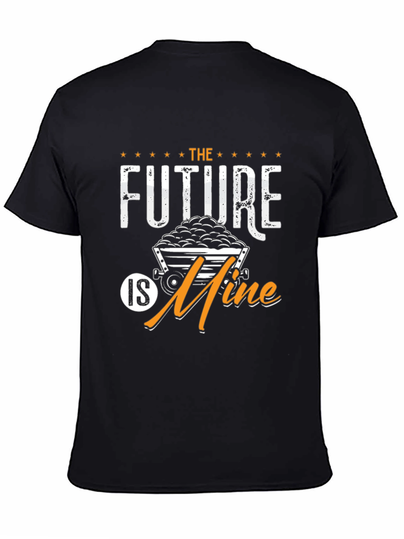 Black The Future is Mine Graphic T-Shirt view 4