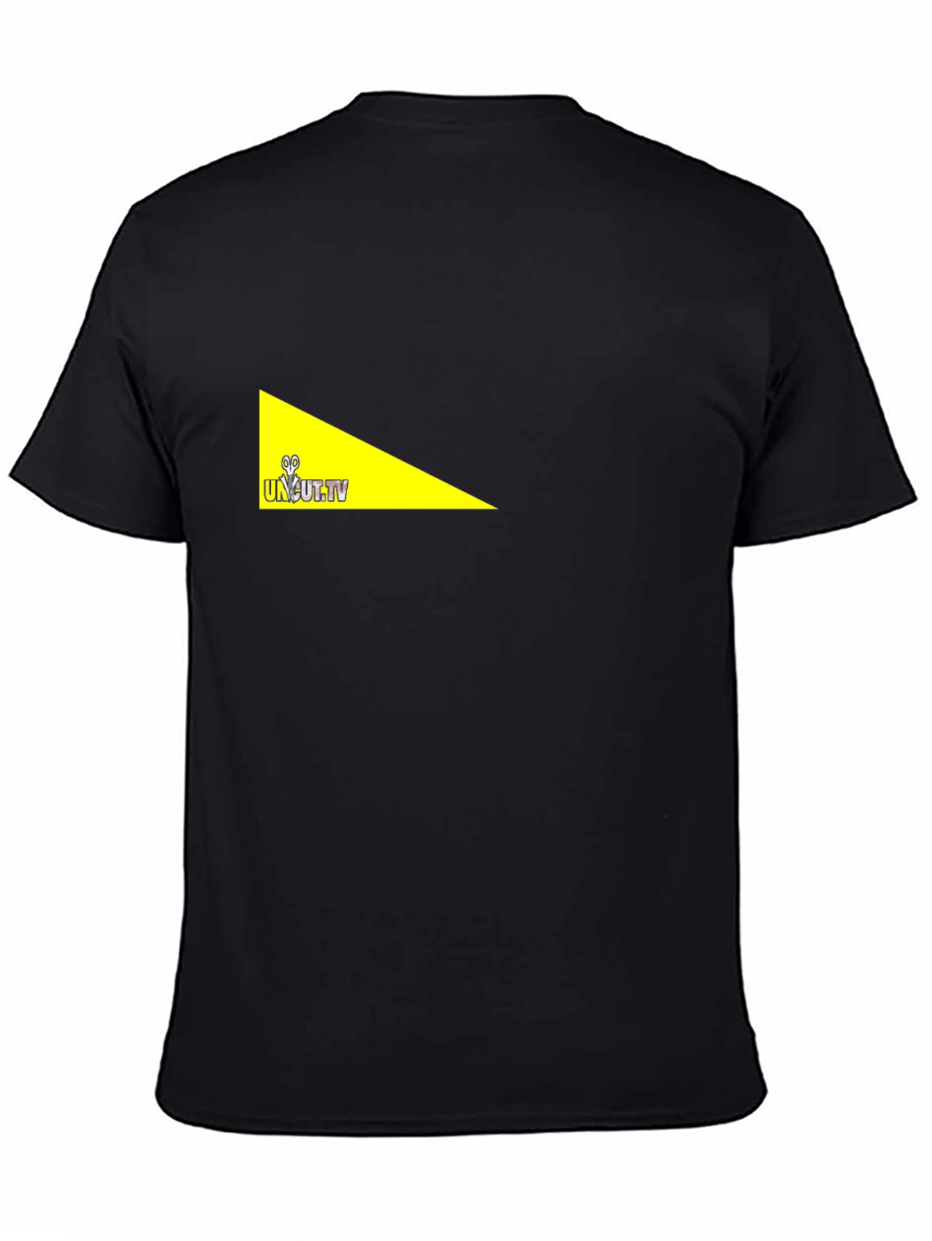 Black Uncut TV Black T-Shirt view 4