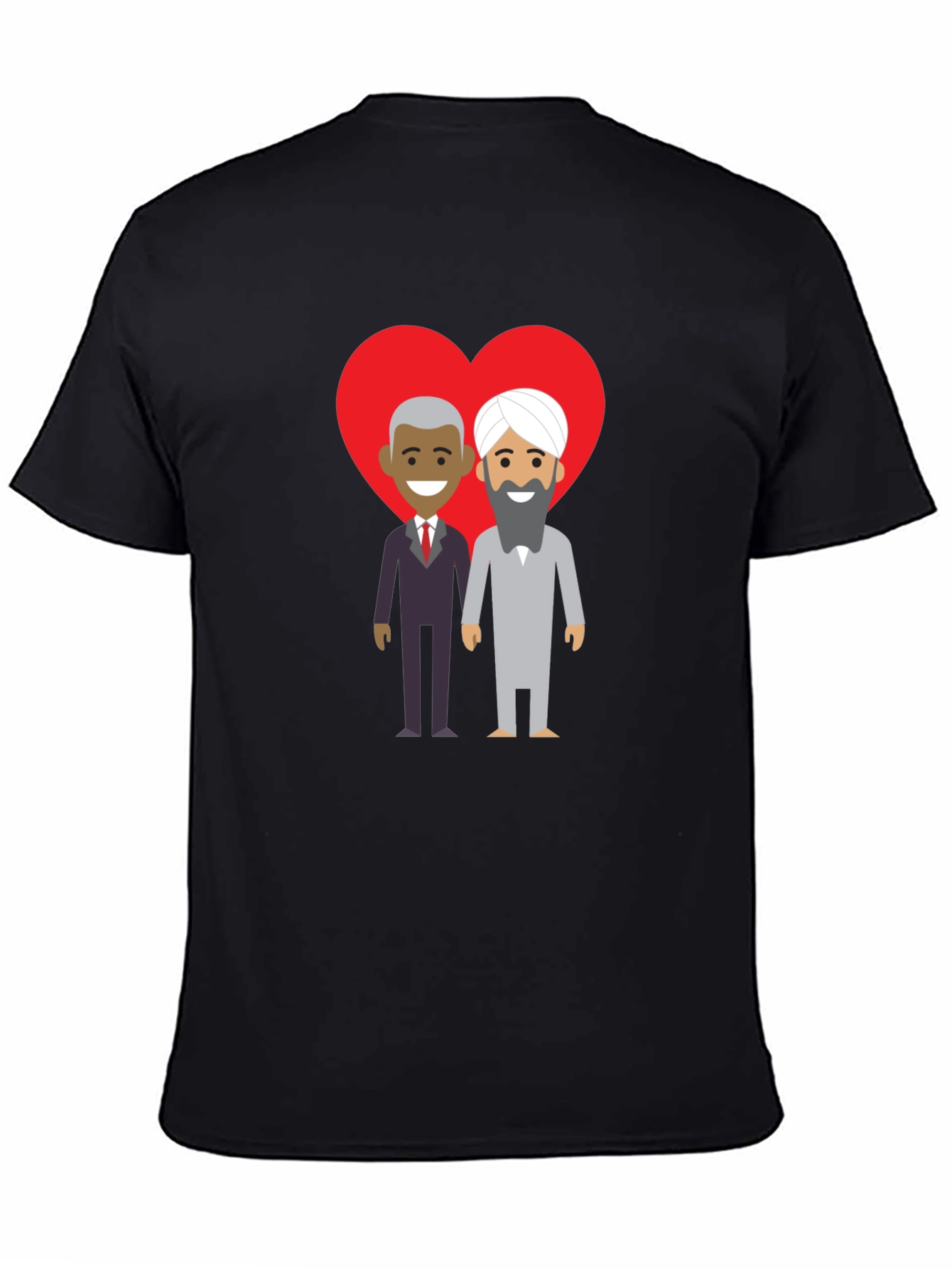Black Love Knows No Boundaries T-Shirt view 4