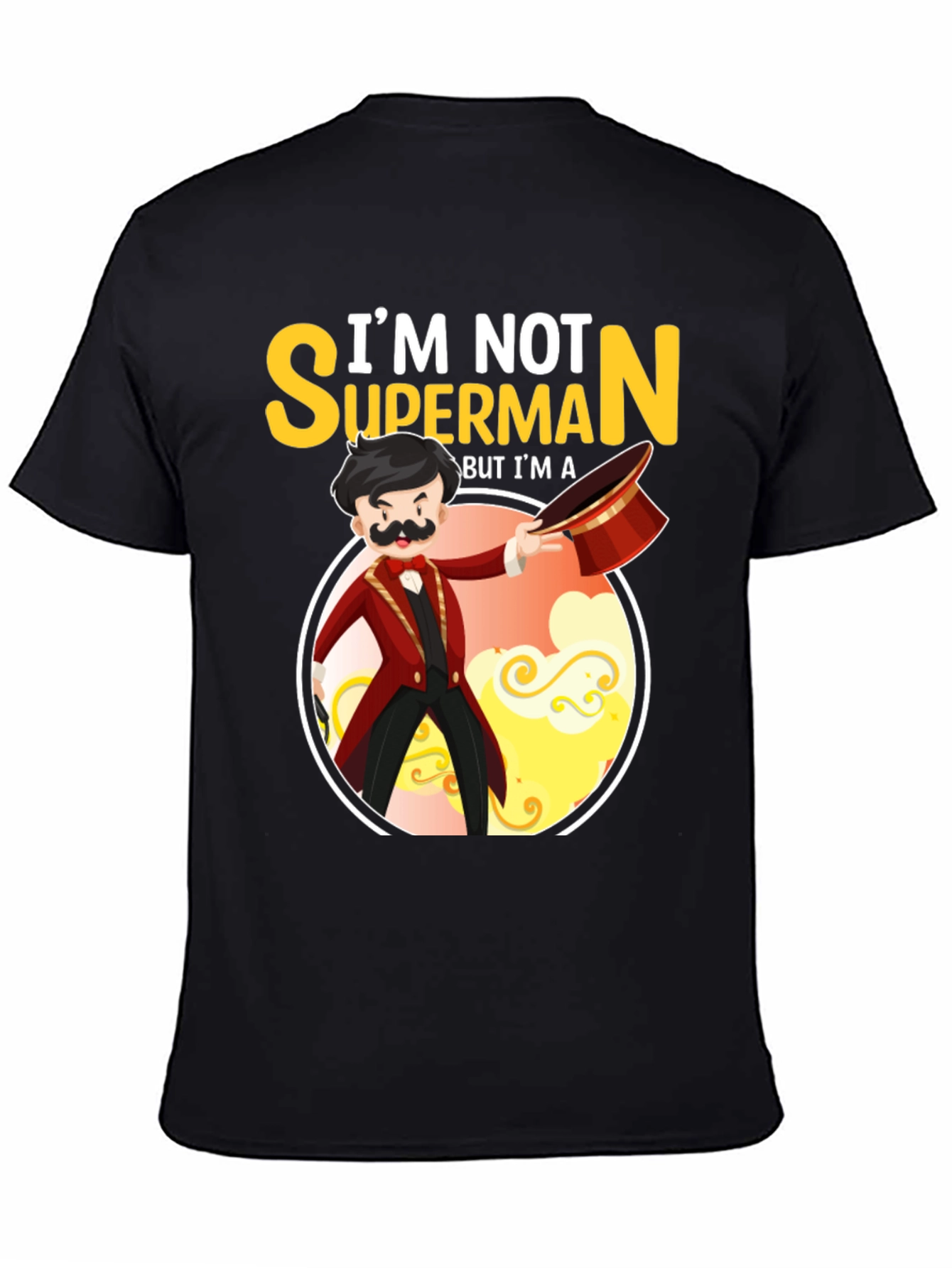 Black Magician T-Shirt - "I'm Not Superman" view 4