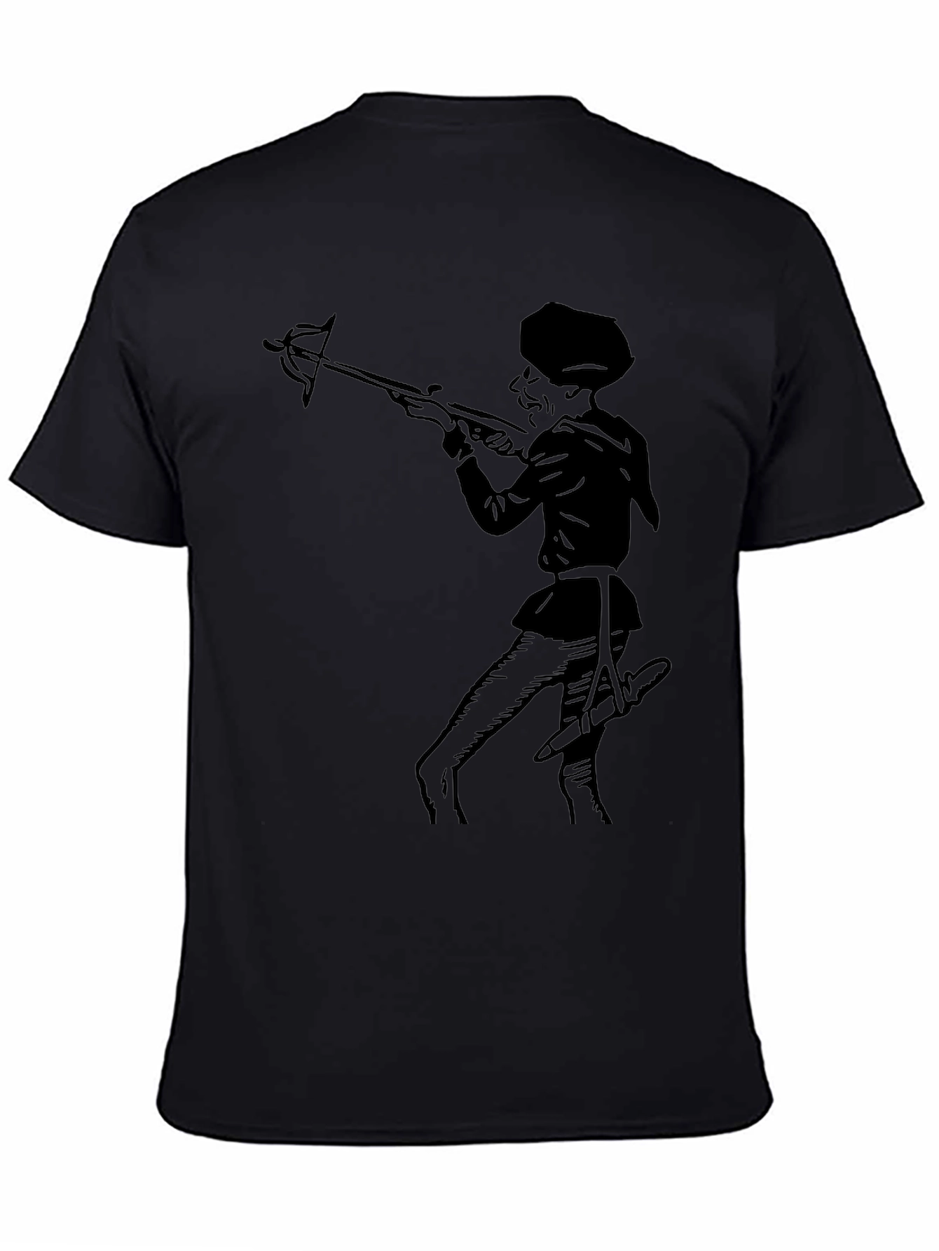 Black Archery Graphic Tee - Mens Black T-Shirt view 4