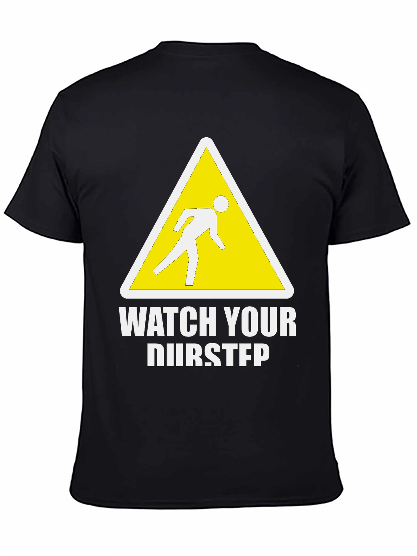 Black Funny Dubstep T-Shirt - Watch Your Dubstep view 4