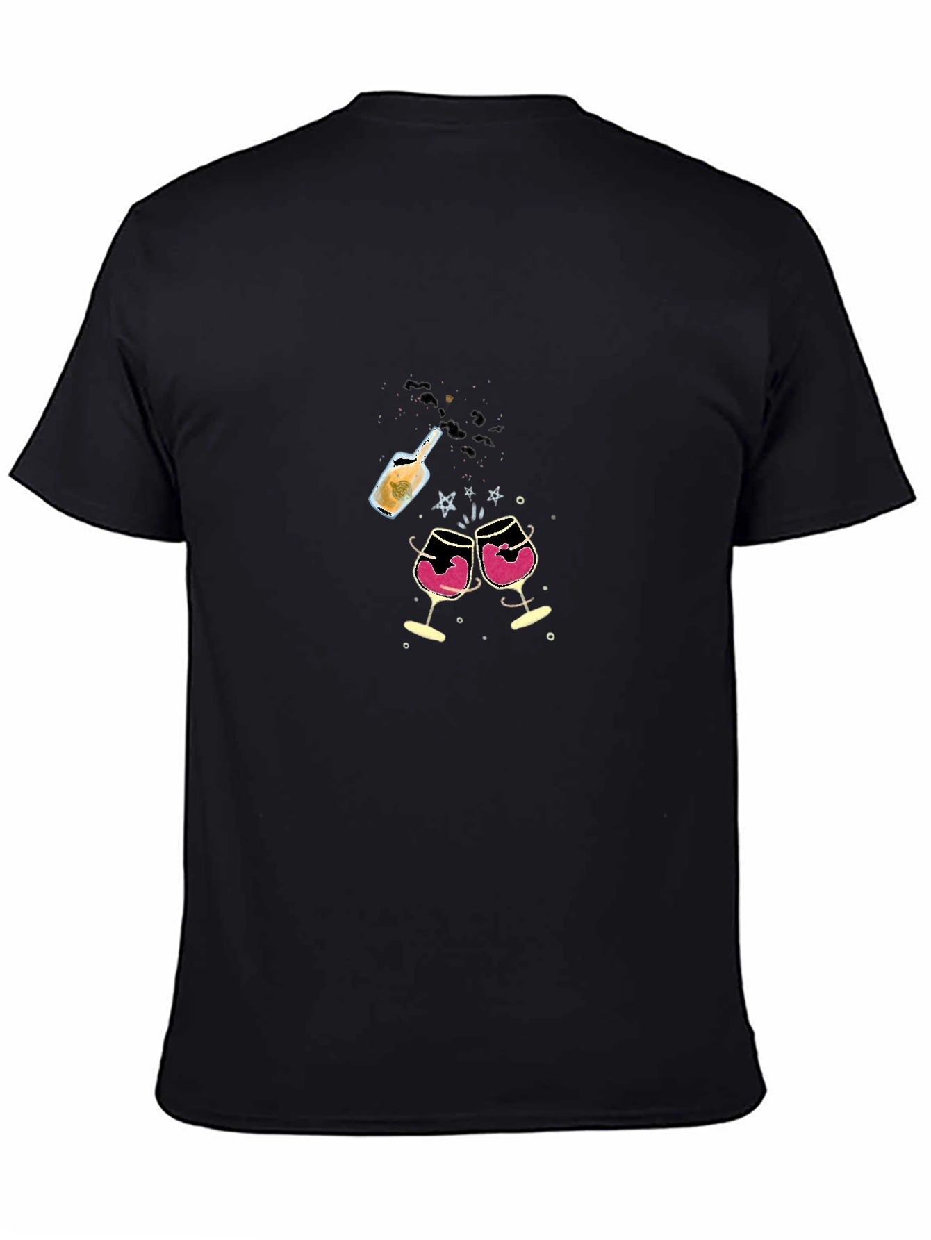 Black Celebration T-Shirt - Wine & Champagne view 4
