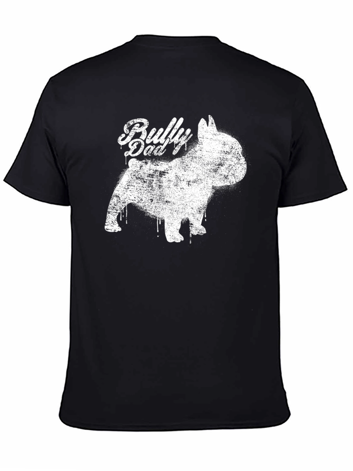 Black Bully Dad Dog T-Shirt view 4