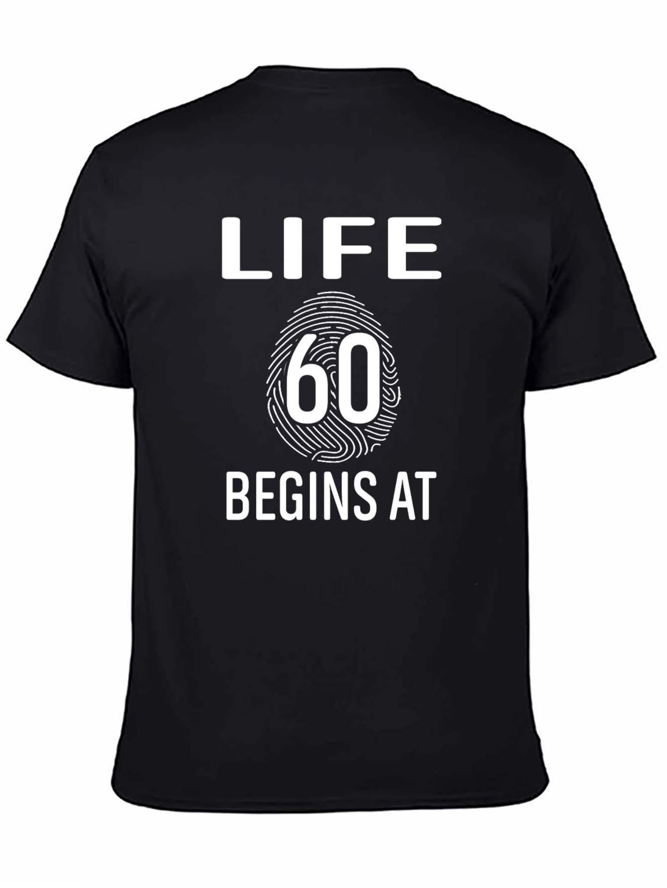 Black Life Begins at 60 T-Shirt view 4