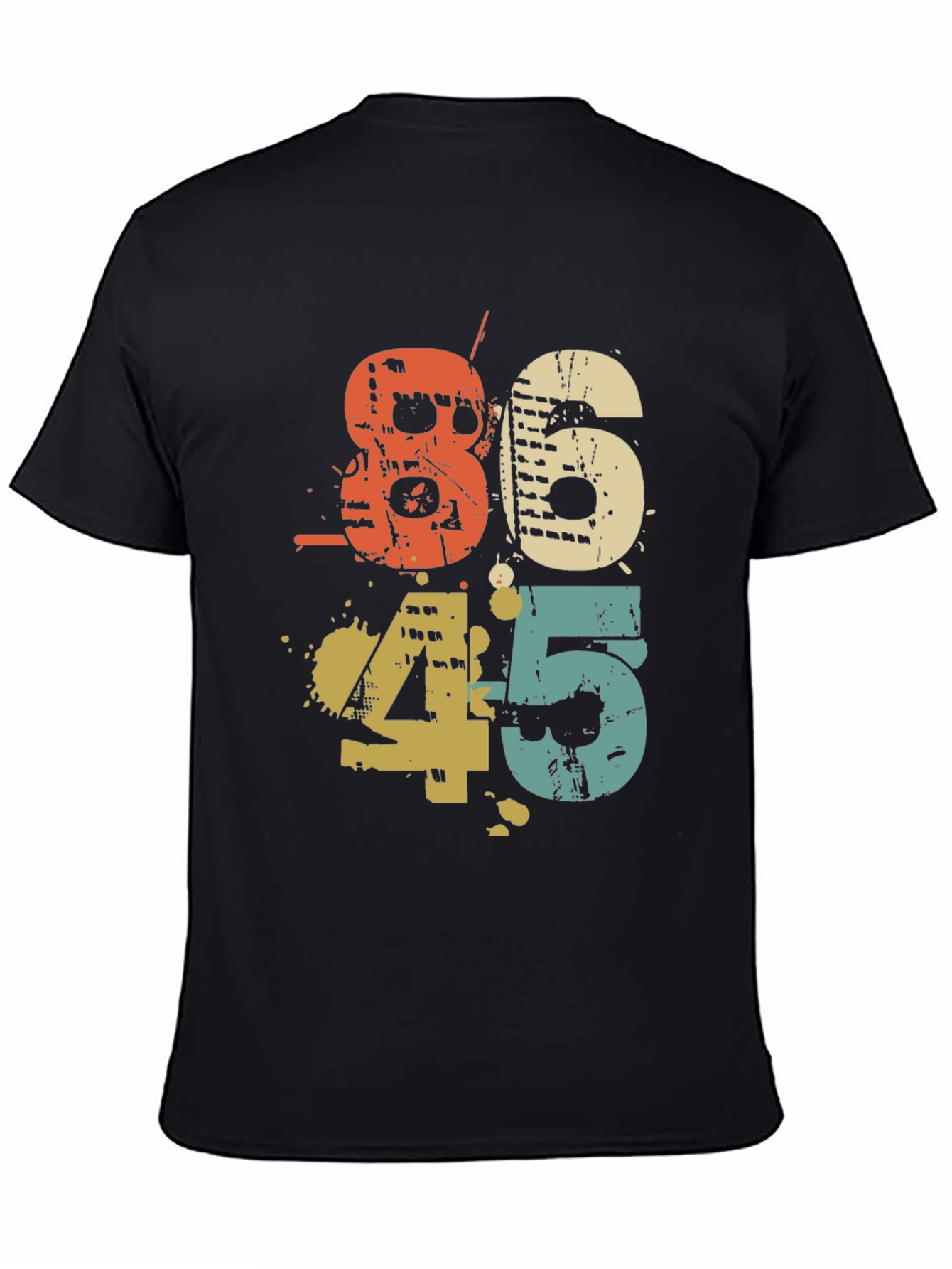8645 Graphic Tee - Retro Style - 4