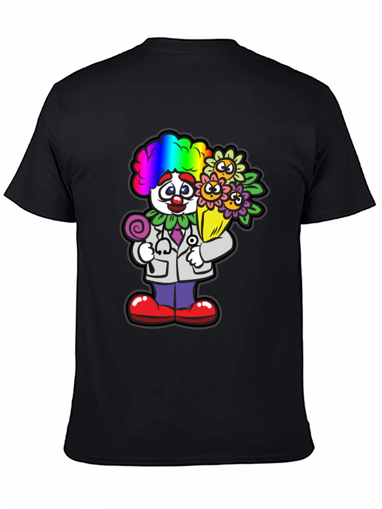 Black Clown Doctor T-Shirt view 4