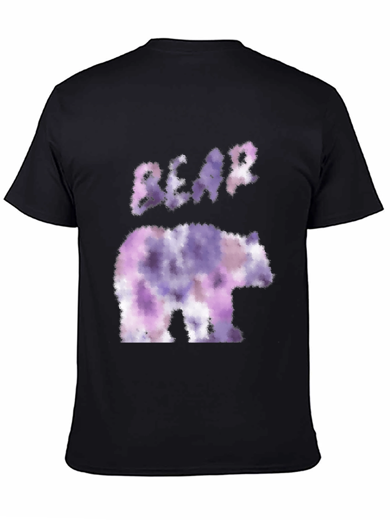 Black Bear Graphic T-Shirt - Artistic Design view 4