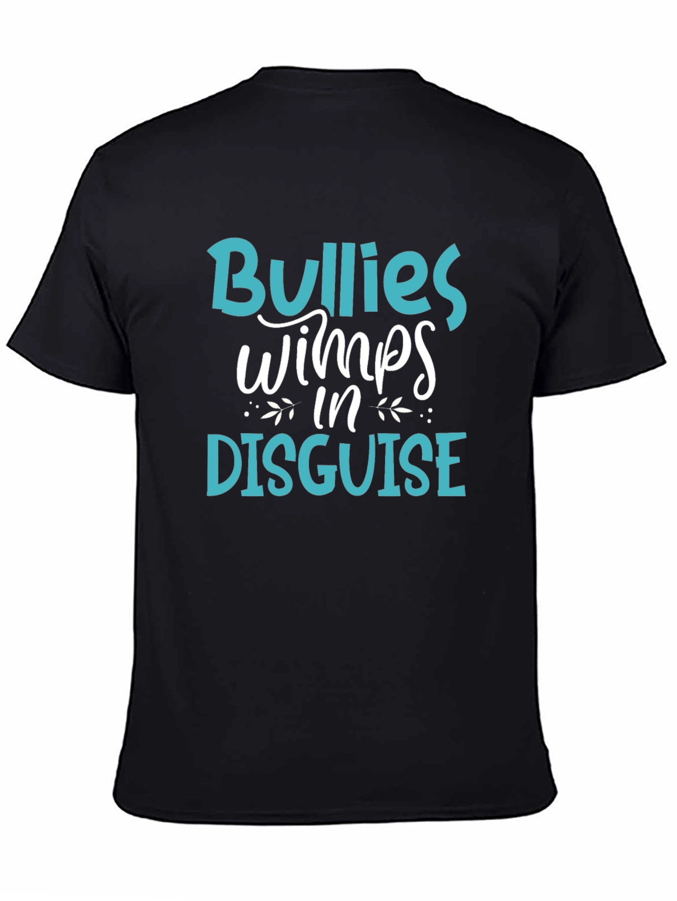 Black Bullies Wimps in Disguise Graphic Tee view 4