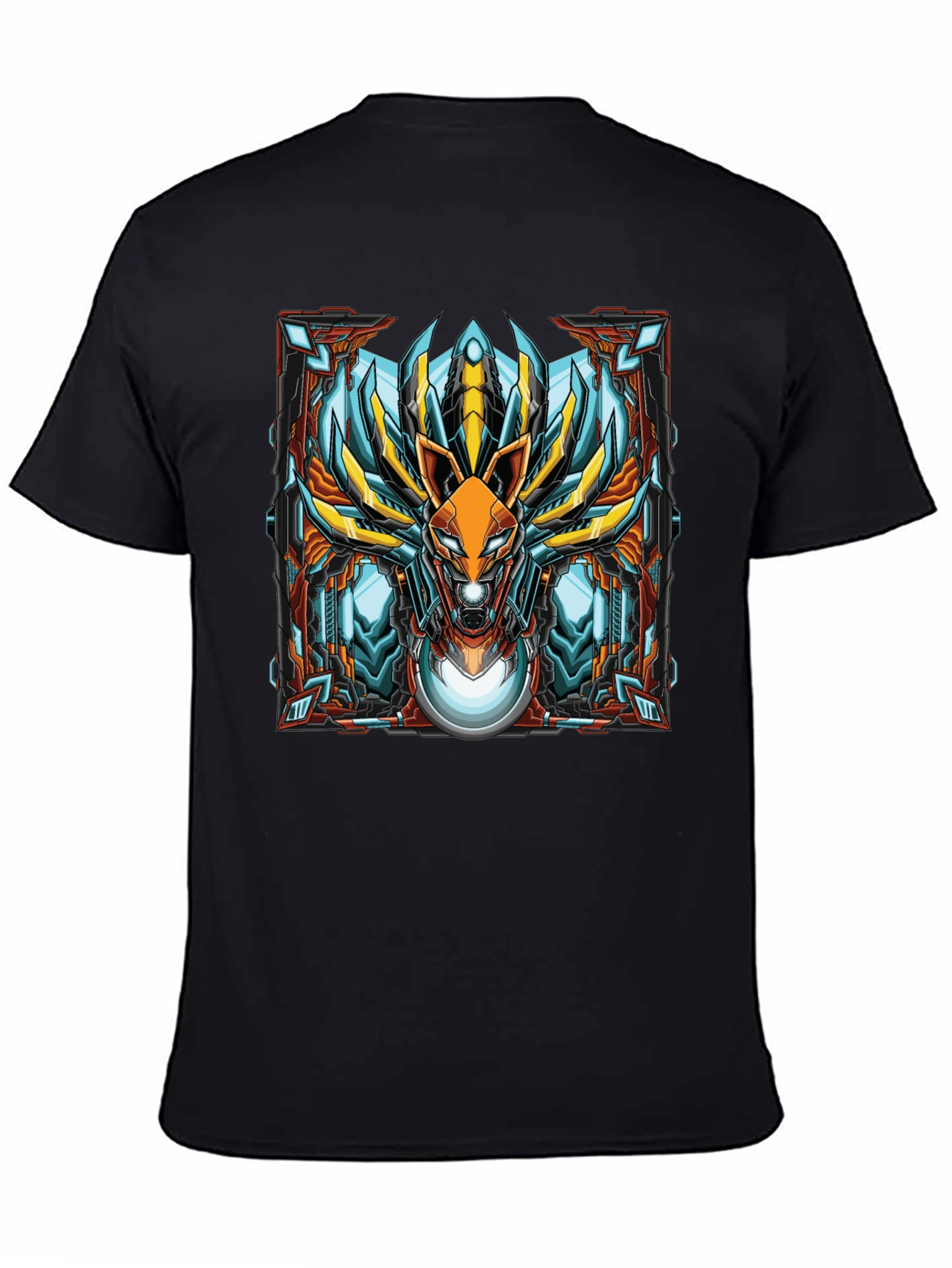 Robot Fox Graphic Tee - Unique Design - 4