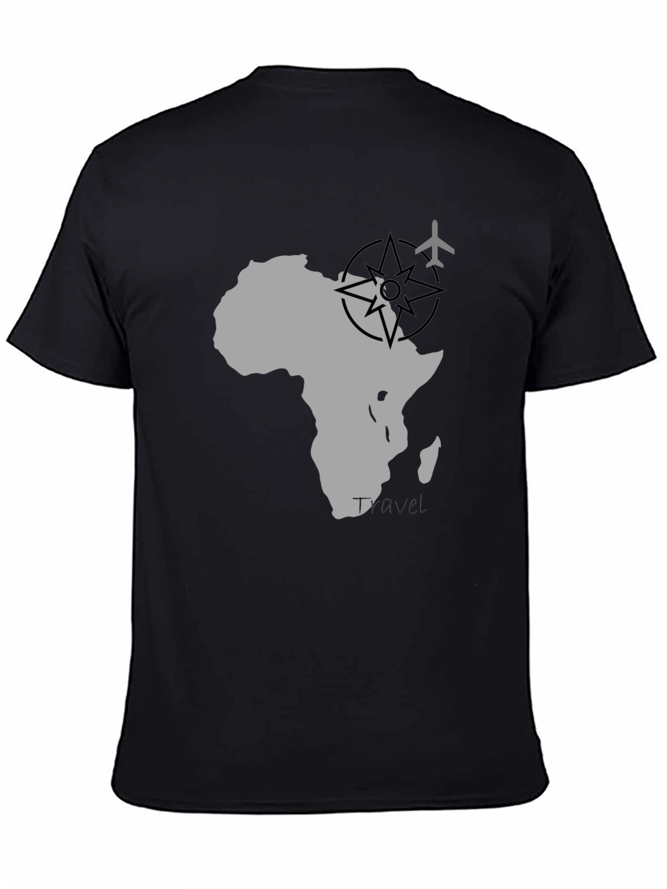 Black Africa Travel Tee - Adventure Awaits! view 4