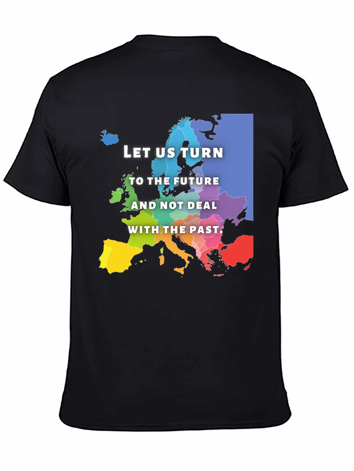 Black Europe Future Black T-Shirt view 4