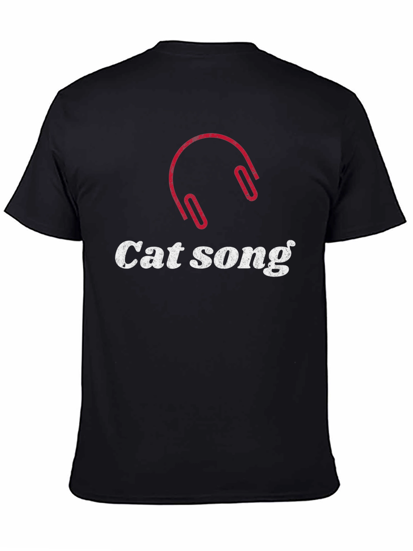 Black Cat Song T-Shirt - Music Lover Tee view 4