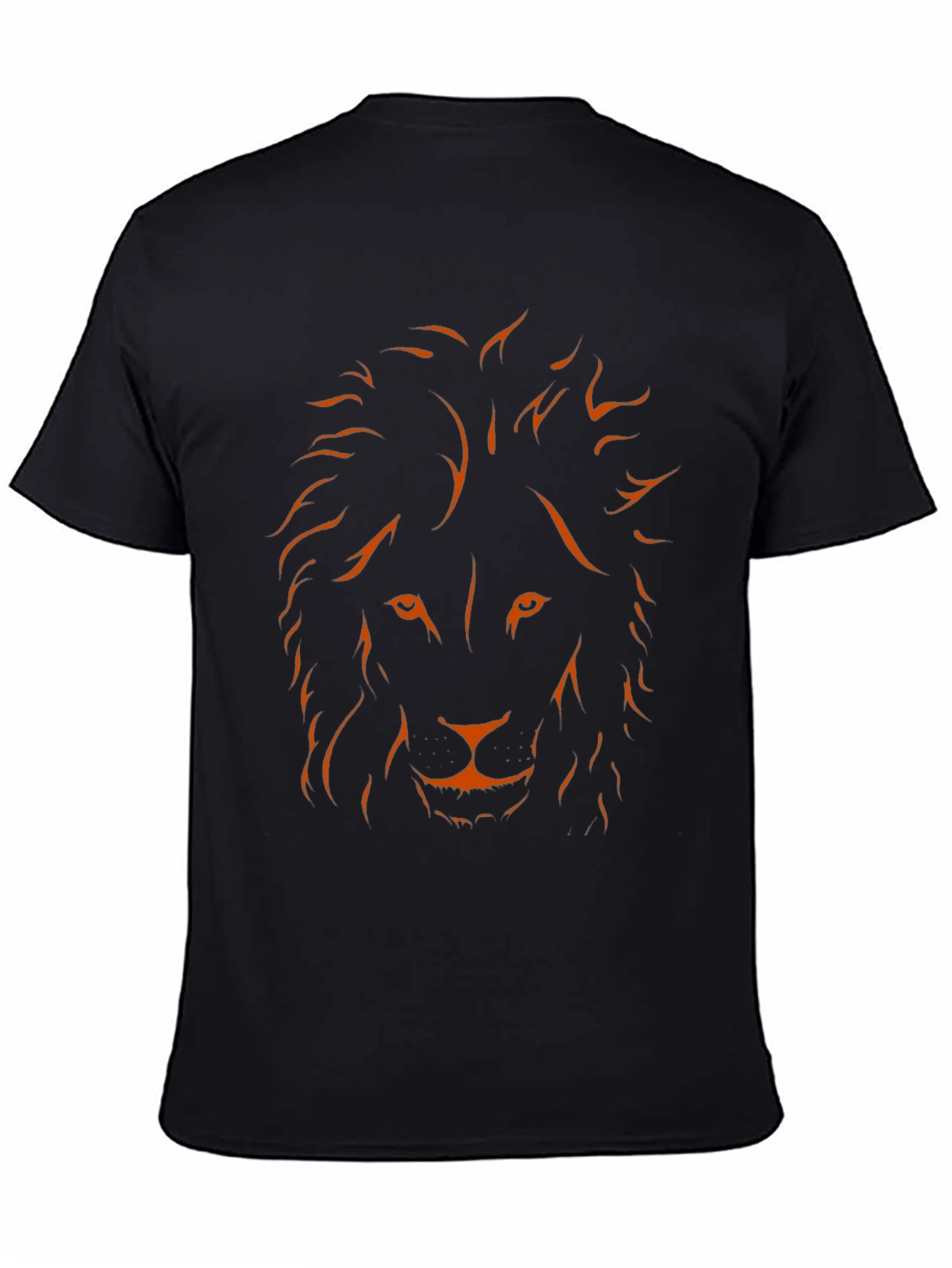 Black Lion Graphic Tee - Bold Minimalist Design view 4