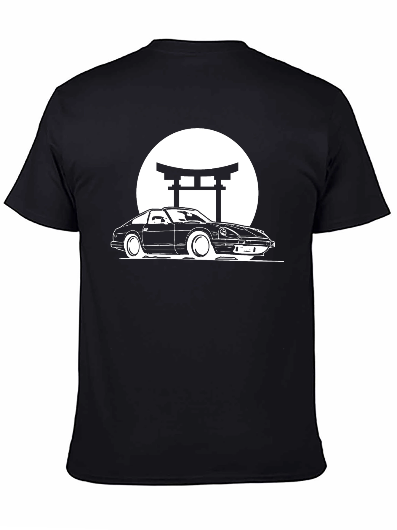 Classic Car Graphic Tee - Retro Japanese Style Shirt - 4