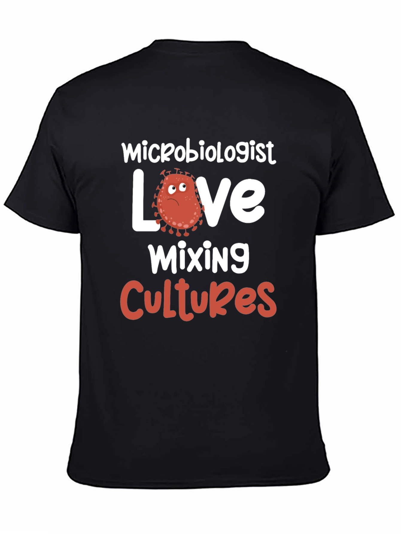 Black Microbiologist Mixing Cultures T-Shirt view 4