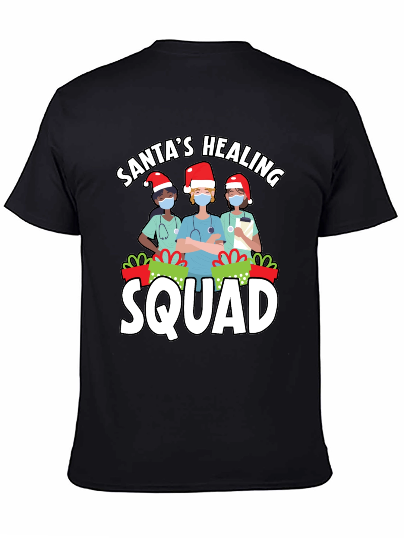 Santa's Healing Squad Christmas T-Shirt - 4