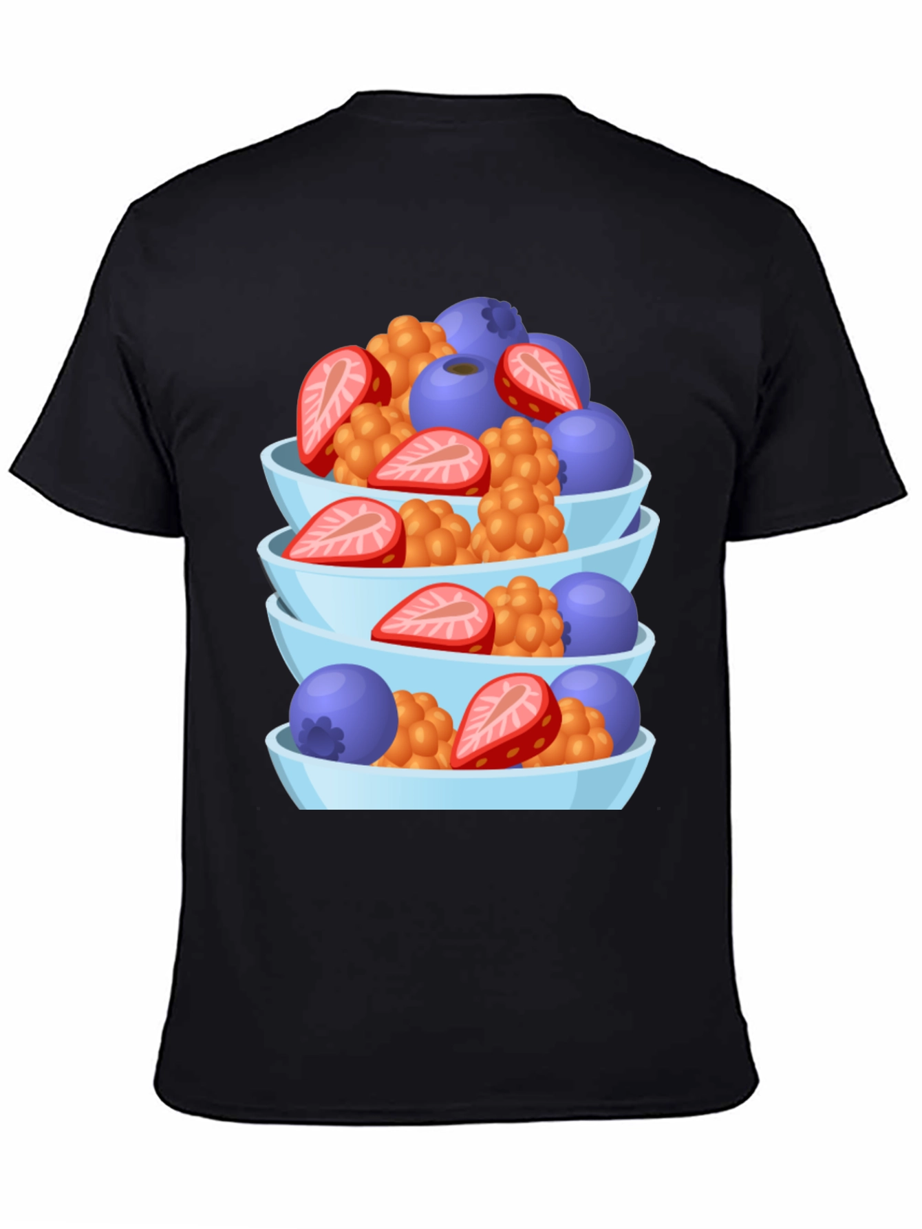 Black Fruit Stack Tee - Stylish & Unique Design! view 4