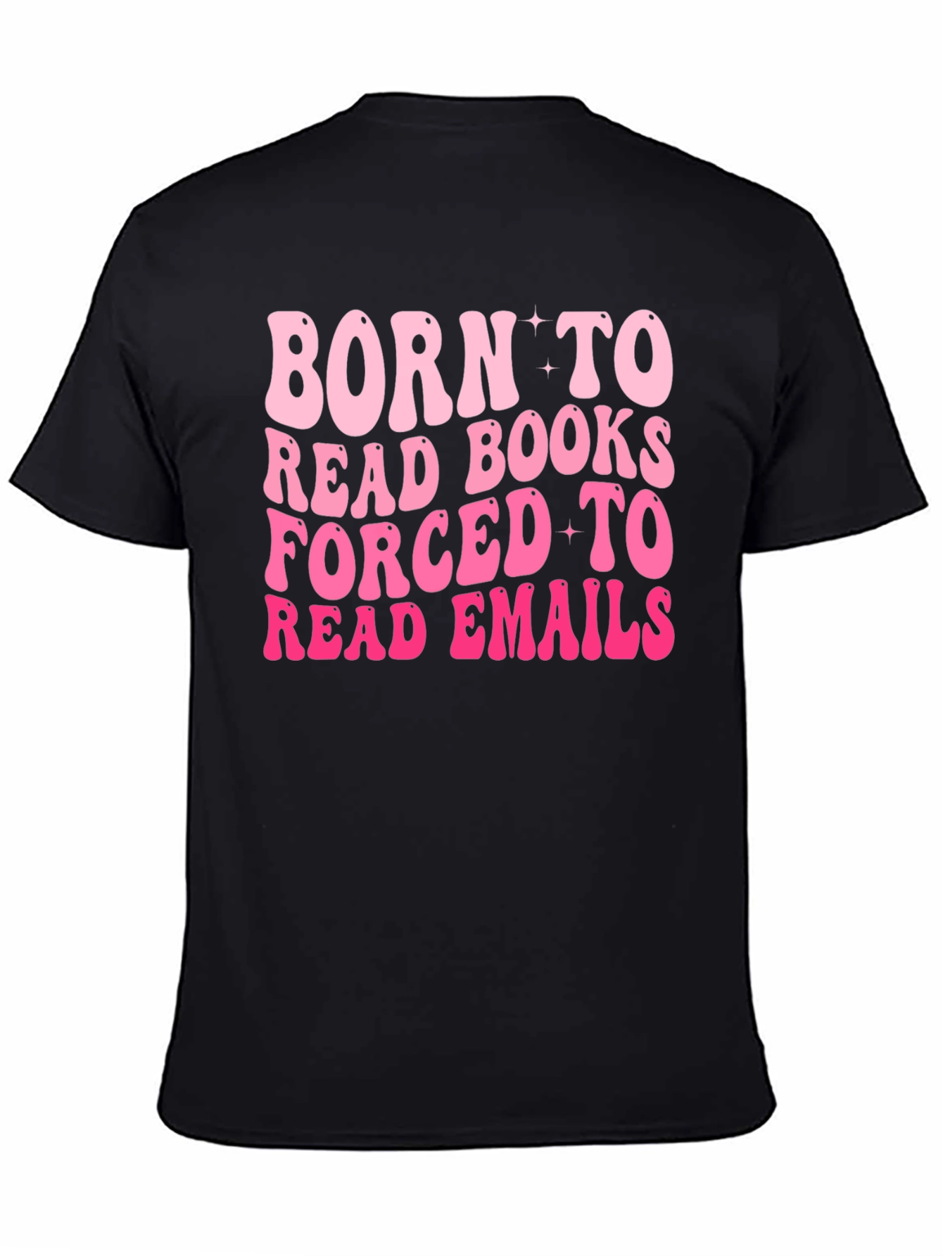 Black Born to Read Books Graphic Tee view 4