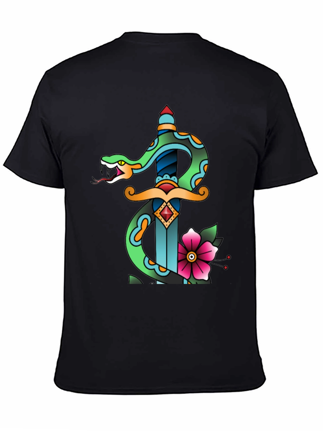 Snake & Dagger Graphic Tee - 4