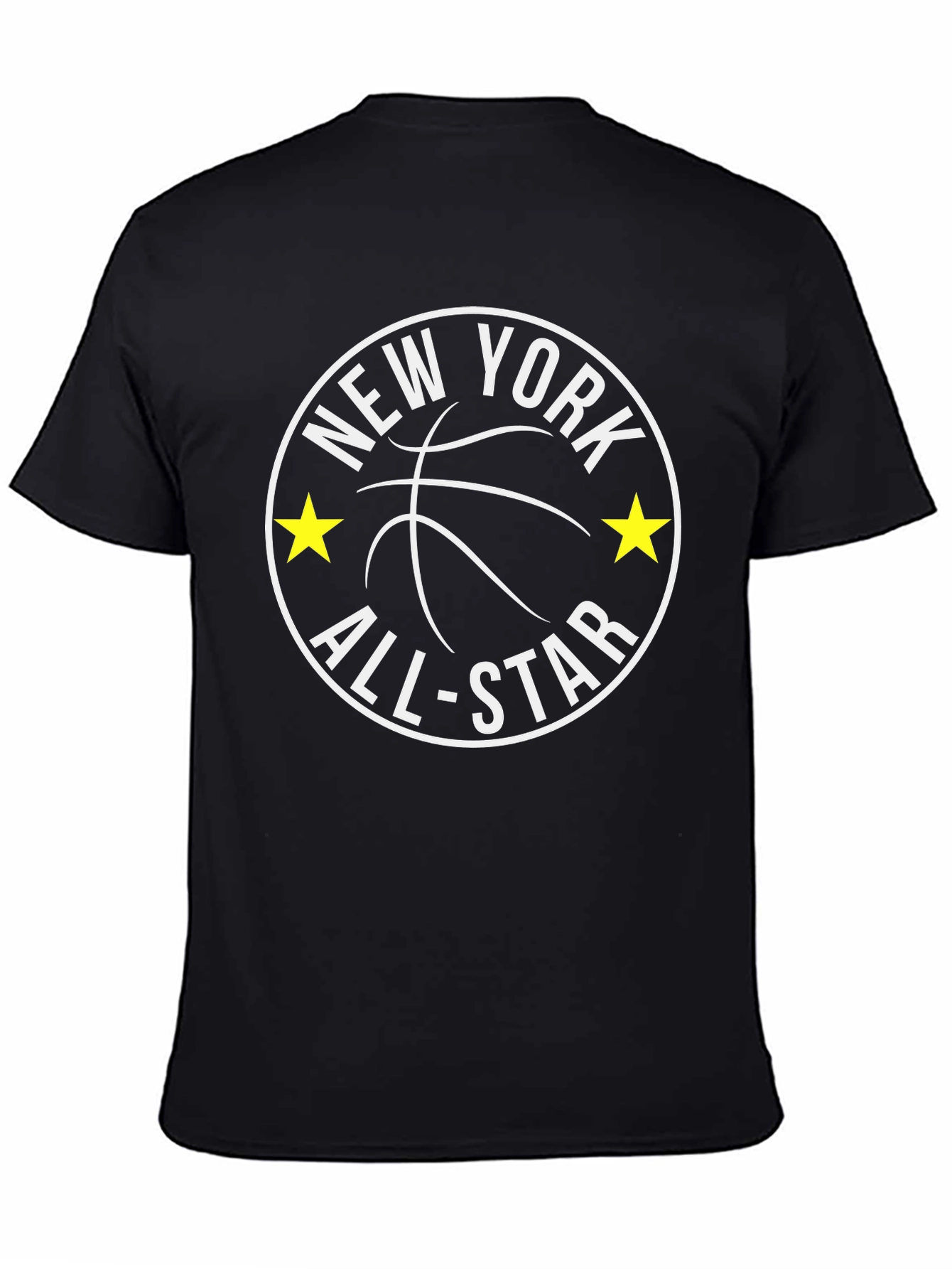 Black New York All-Star Basketball Graphic Tee view 4