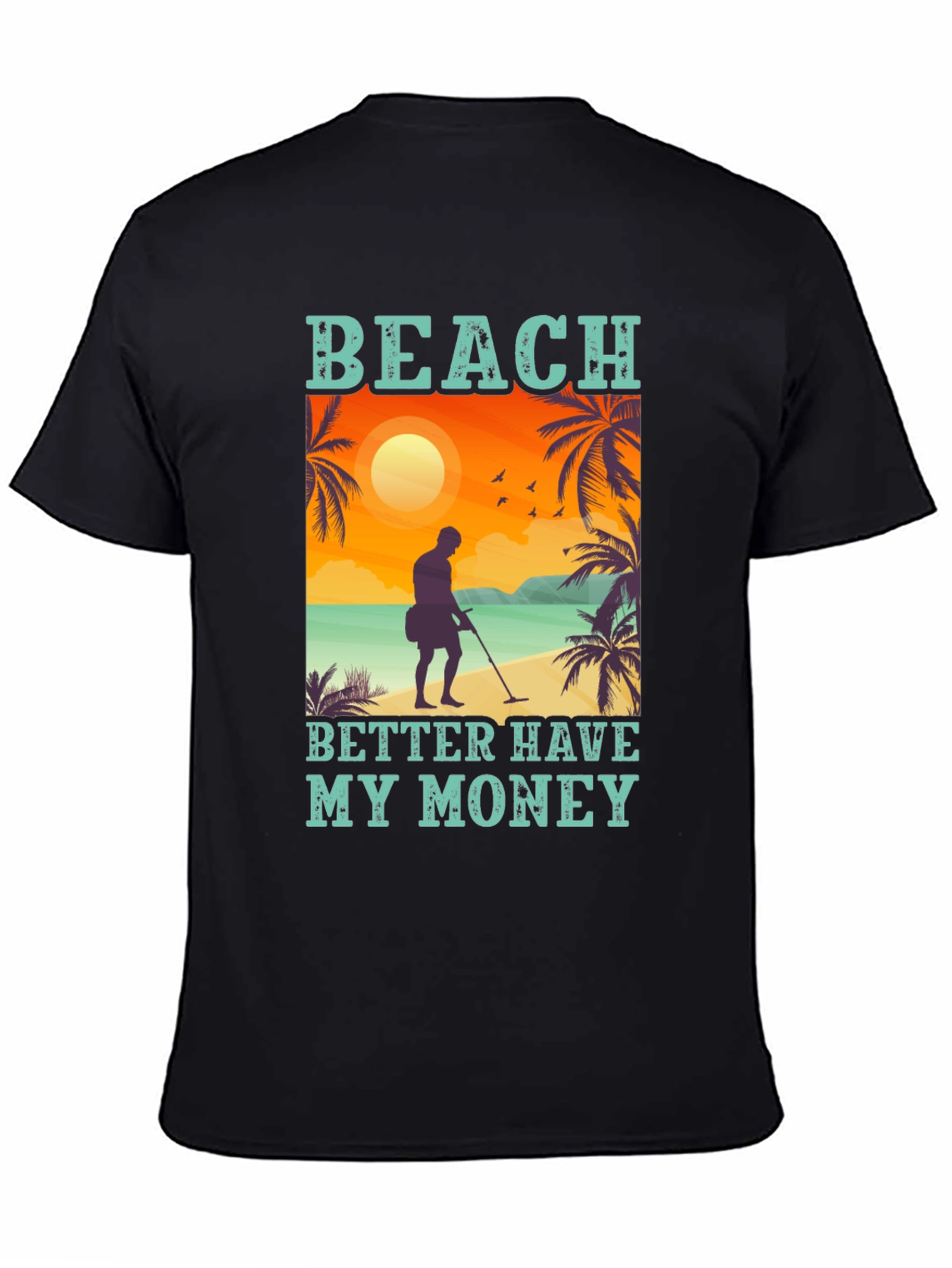 Black Beach Better Have My Money Graphic Tee view 4