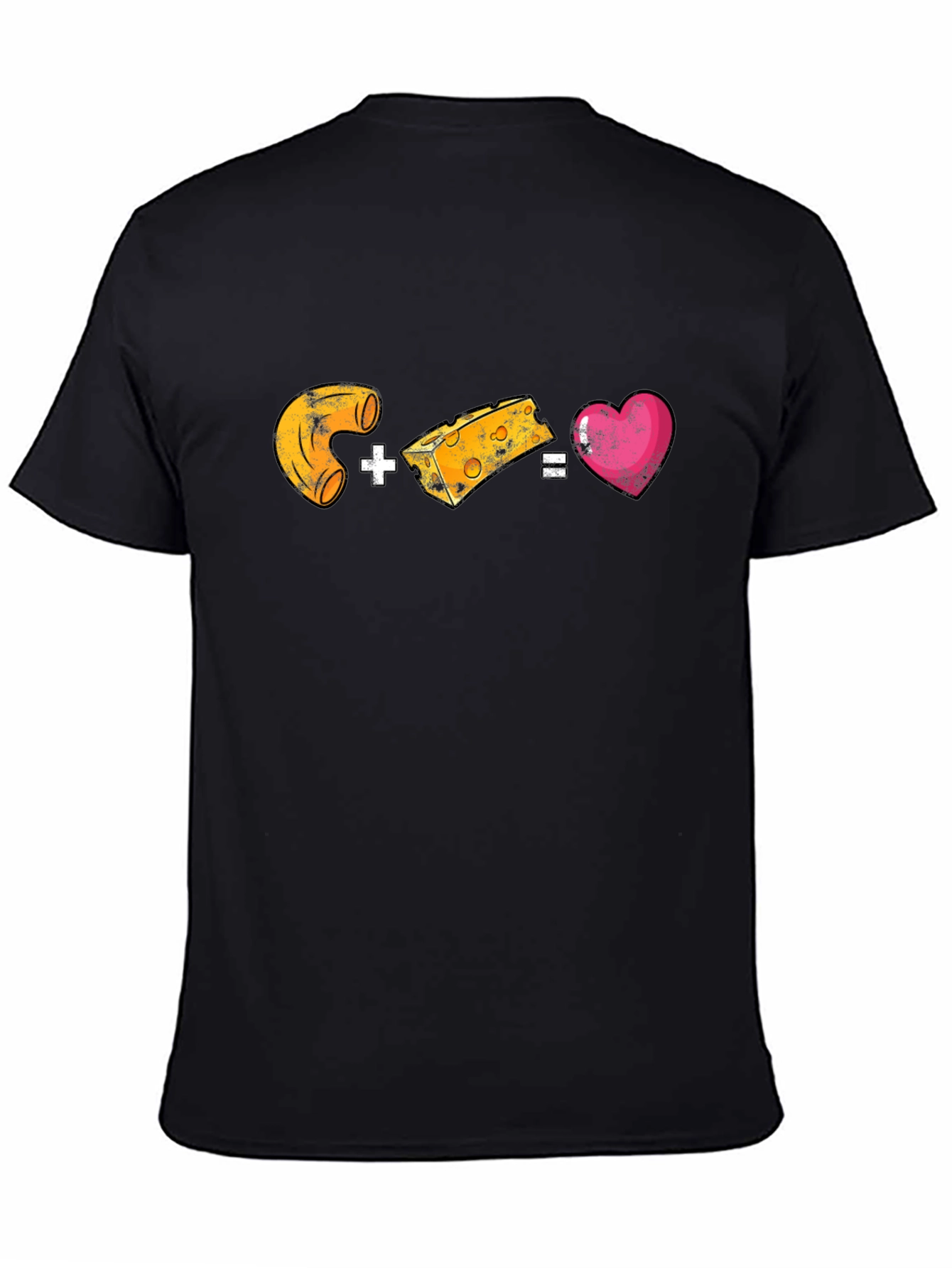 Black Mac & Cheese Heart Graphic Tee view 4