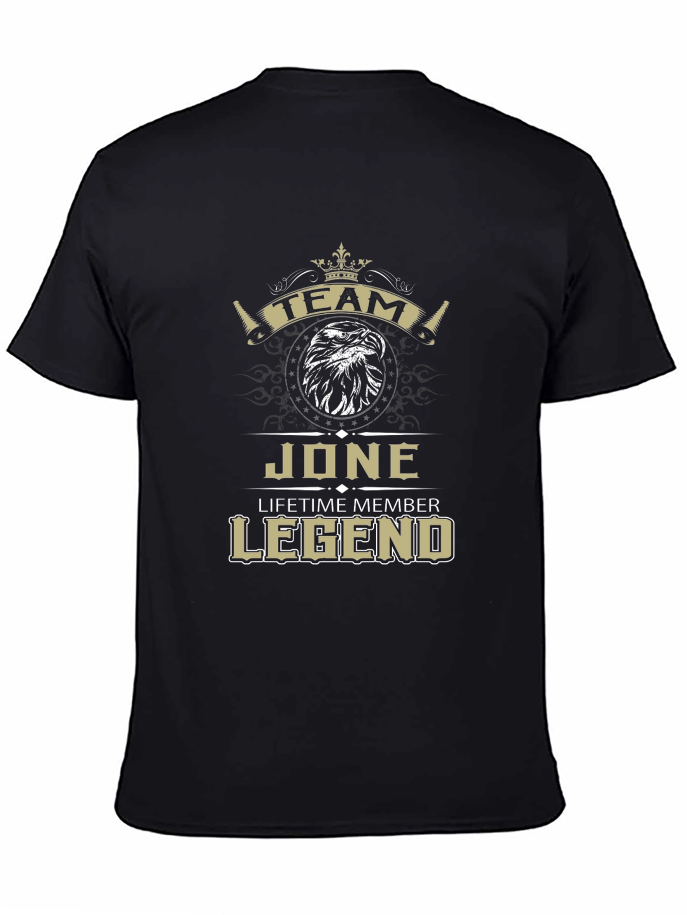 Team Jone Legend Black T-Shirt - 4