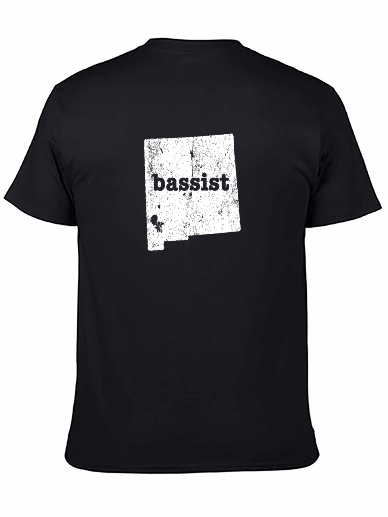 Black Bassist New Mexico Graphic Tee - Black view 4