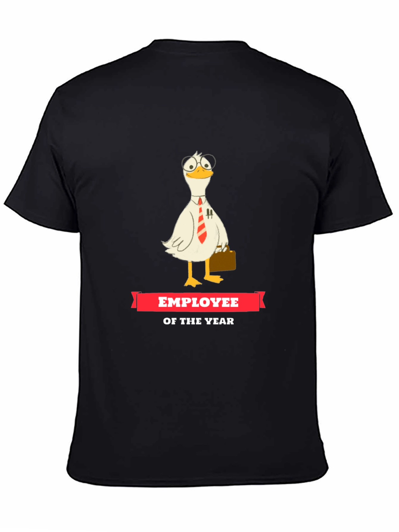 Black Employee of the Year Duck Graphic Tee view 4