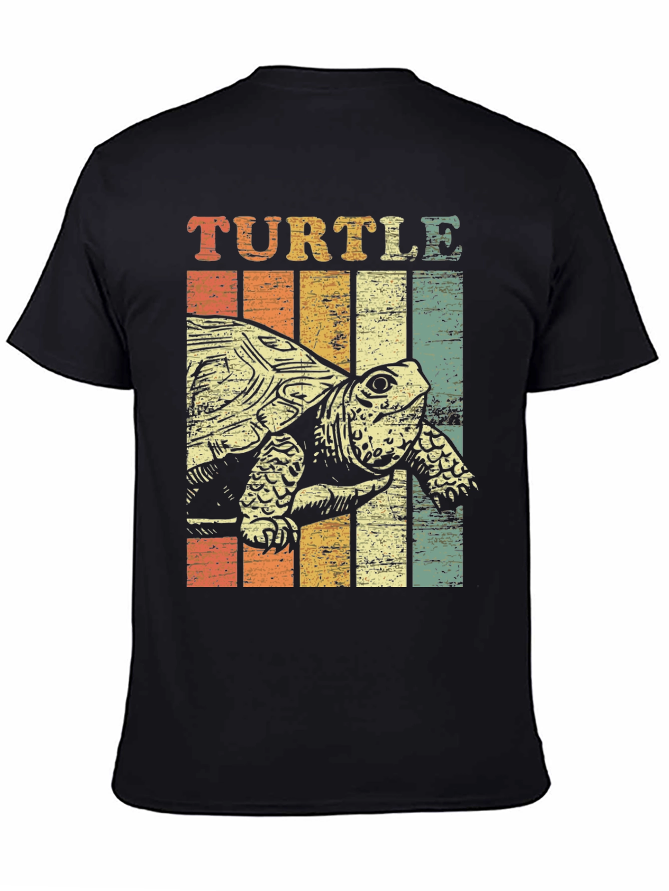Vintage Turtle Graphic Tee - Retro Style - 4