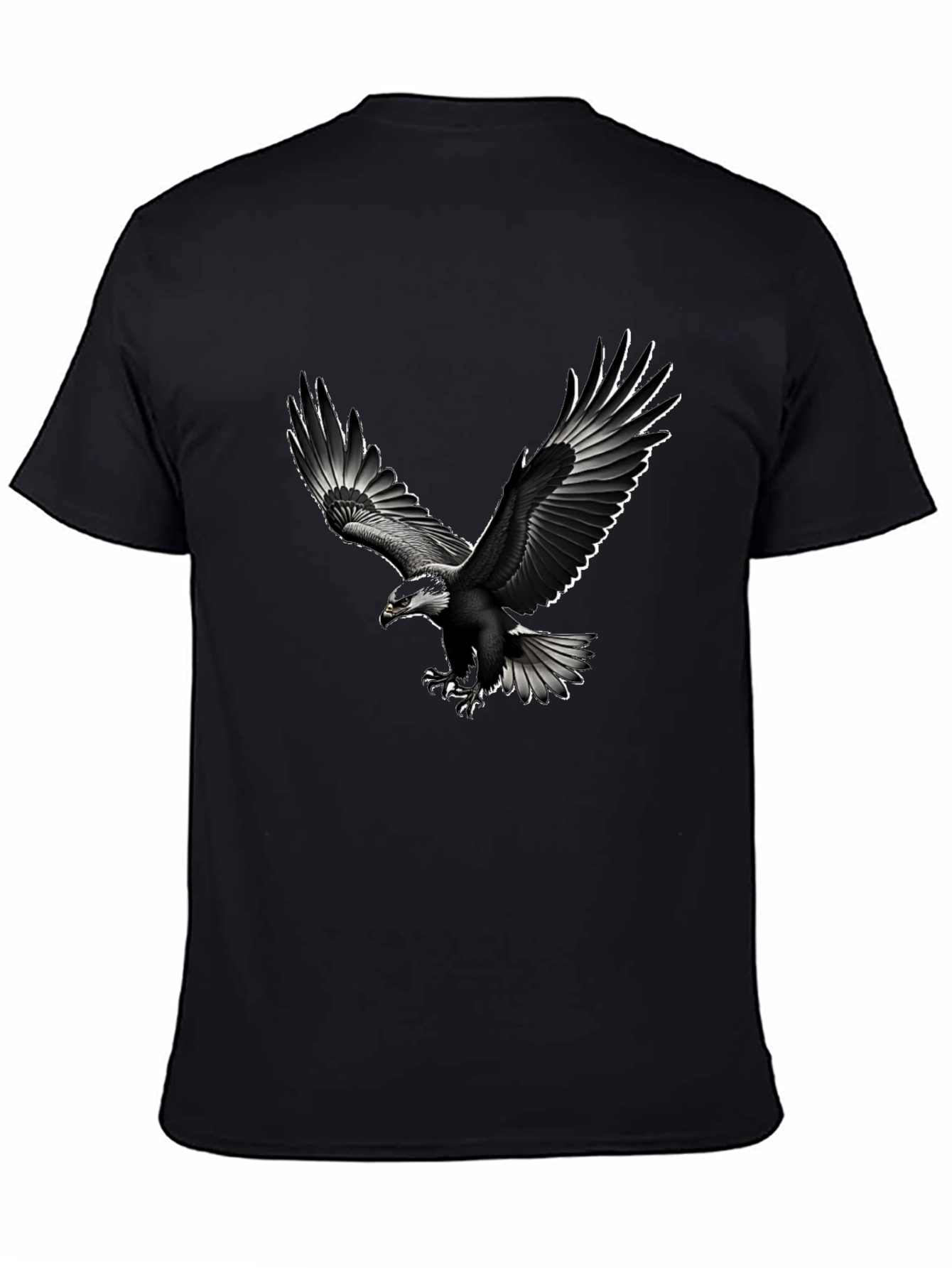 Black Black Eagle Graphic Tee - Men's Short Sleeve Shirt view 4