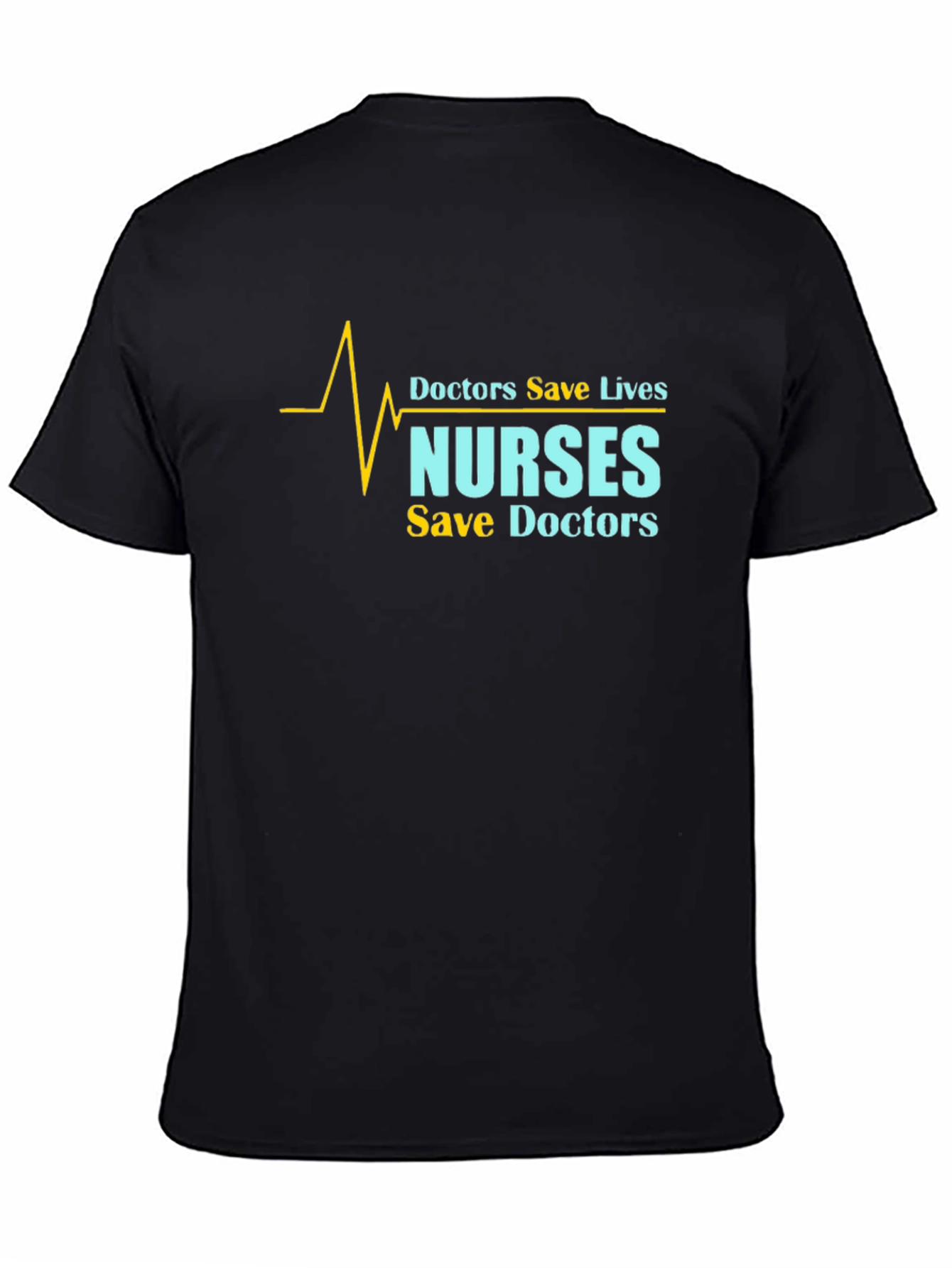 Black Doctors and Nurses Graphic Tee view 4