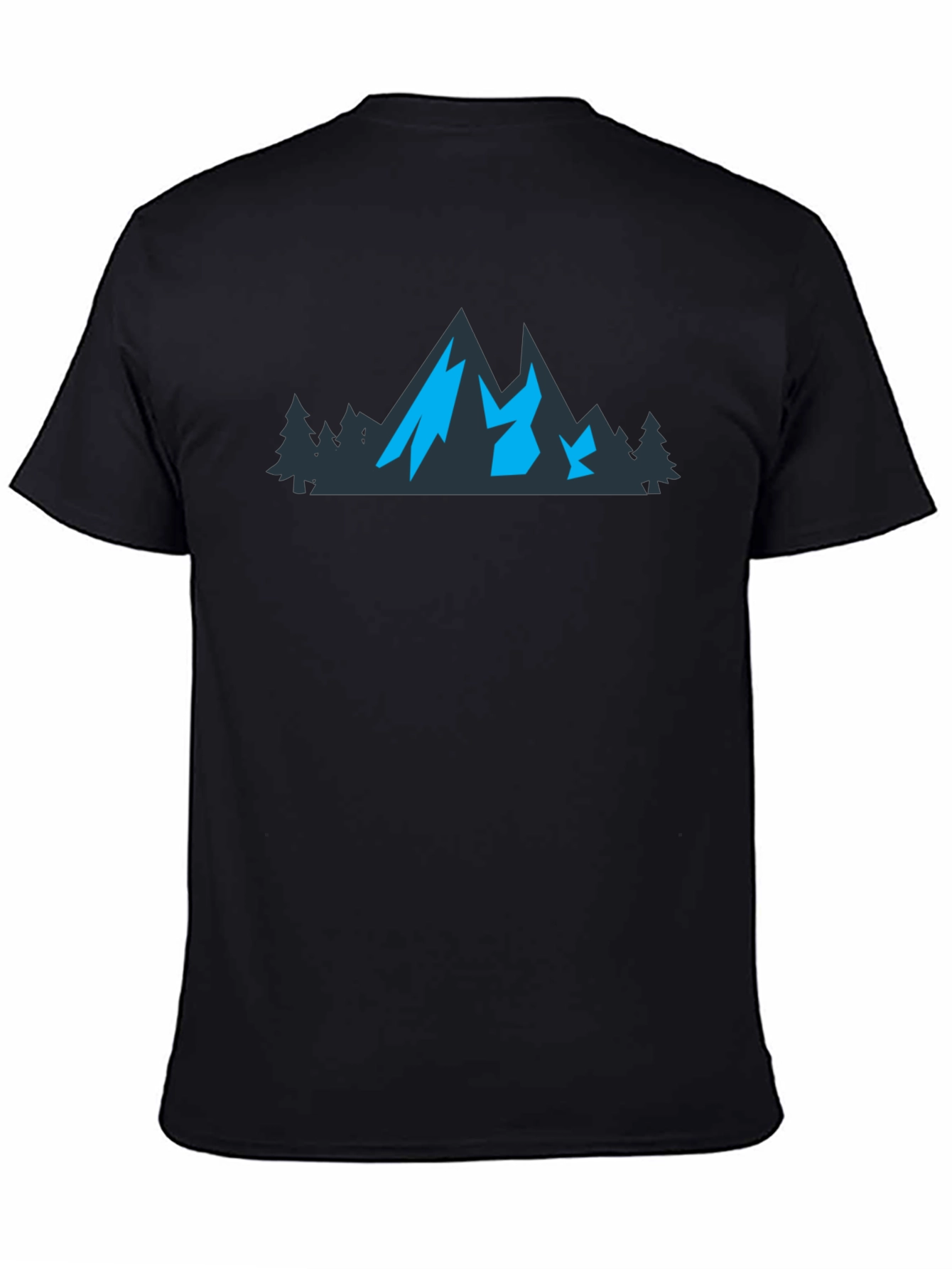 Black Mountain Graphic Black T-Shirt view 4